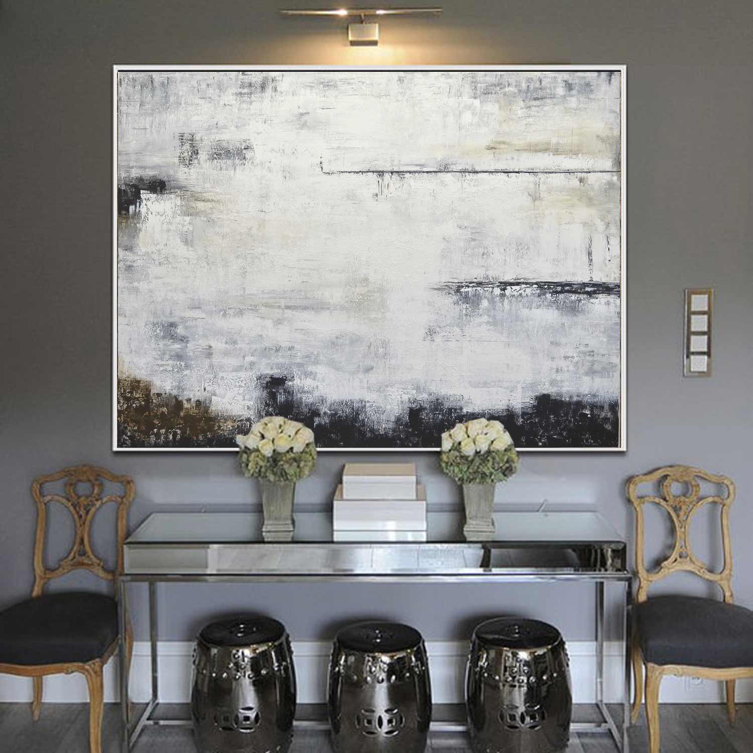 vipgallery Handmade Oil Painting Contemporary Abstract "Chances"