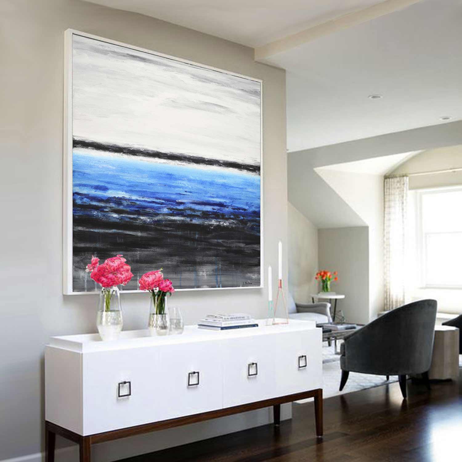 vipgallery Seascape Painting Tranquil Serene Wall Art "Deep Waters"