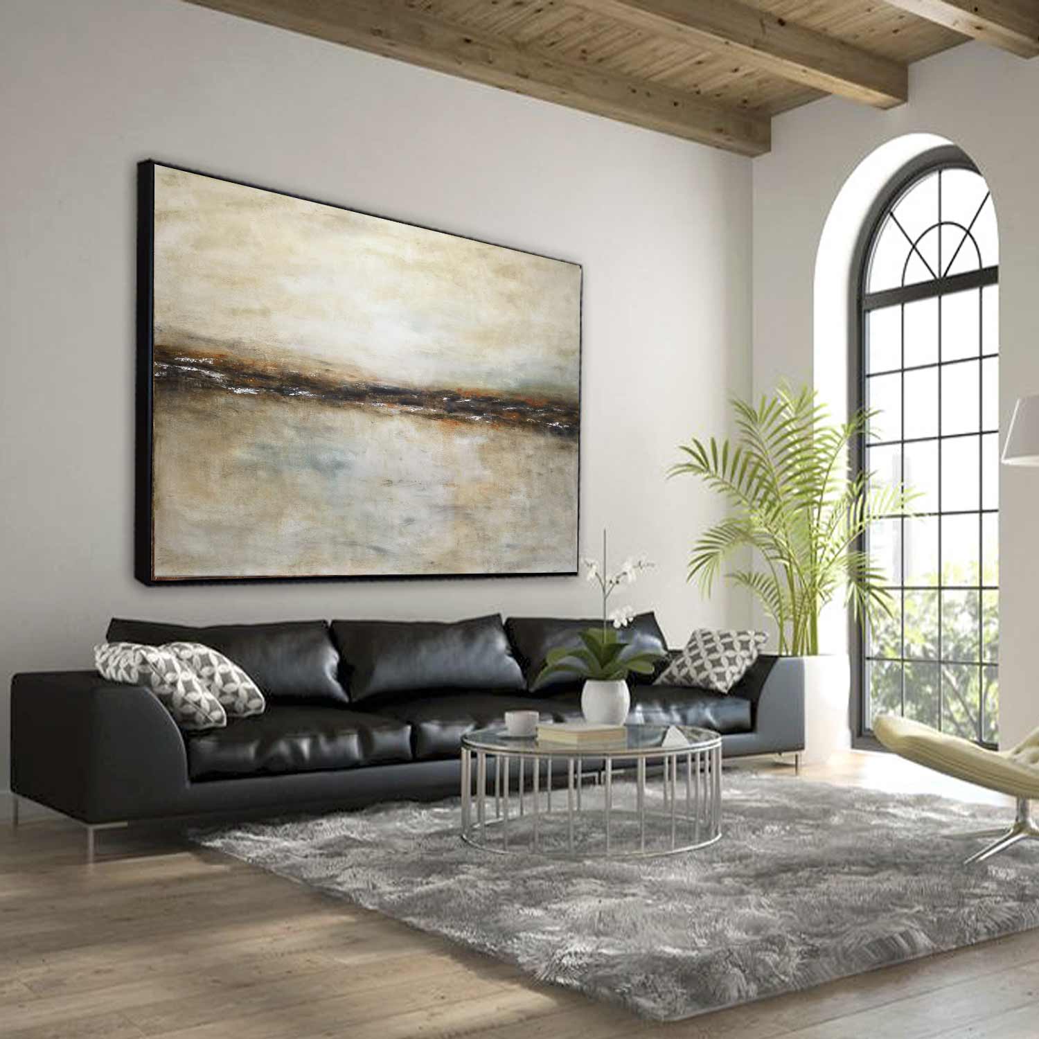 vipgallery Landscape Painting Horizon Living Room Artwork "Dreaming the Journey"