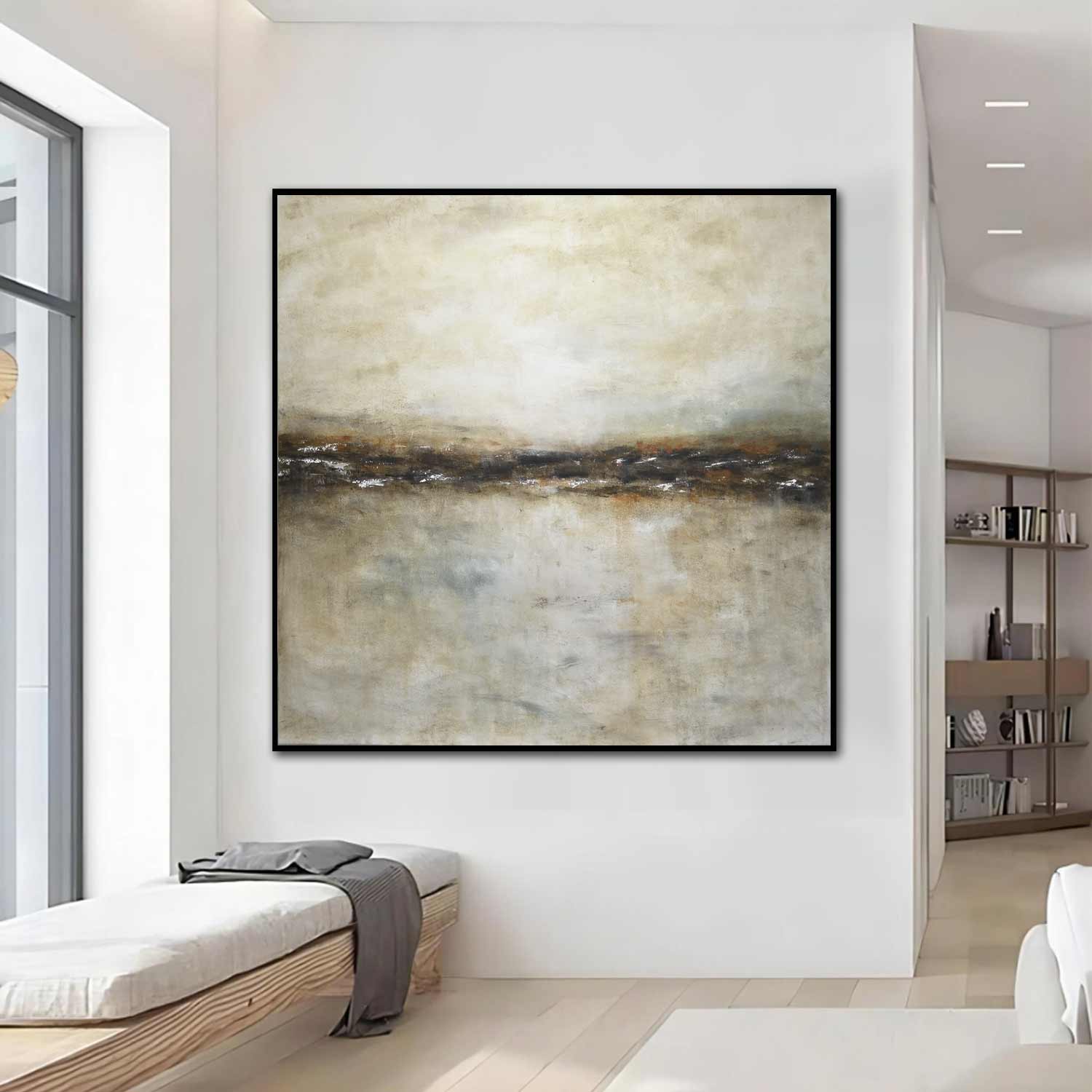 vipgallery Earth Tones XL Landscape Oil Painting "Dreaming the Journey"