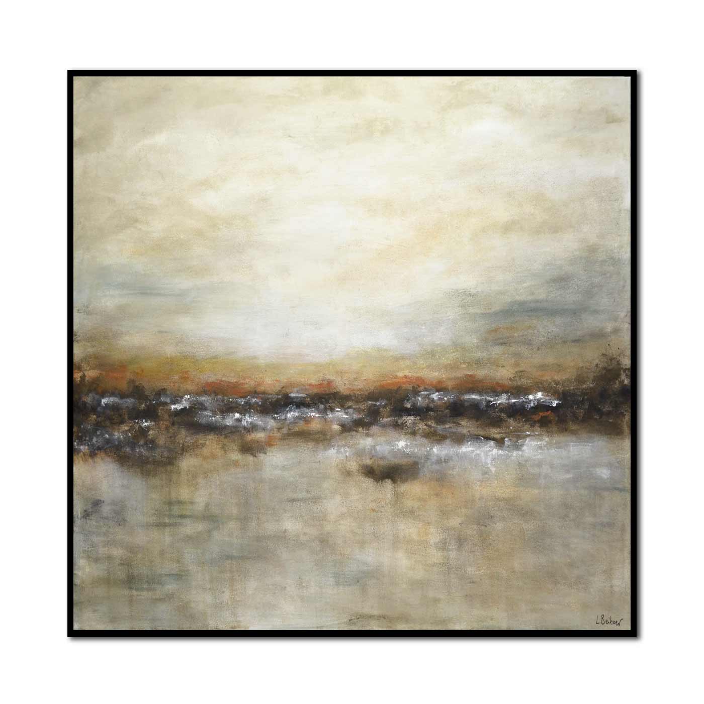 vipgallery Hand Painted Large Landscape Oil Painting " Not Afraid"