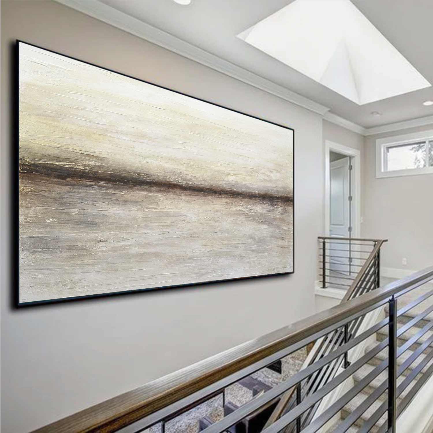vipgallery Textured Serene Soothing Landscape Painting "Driven"