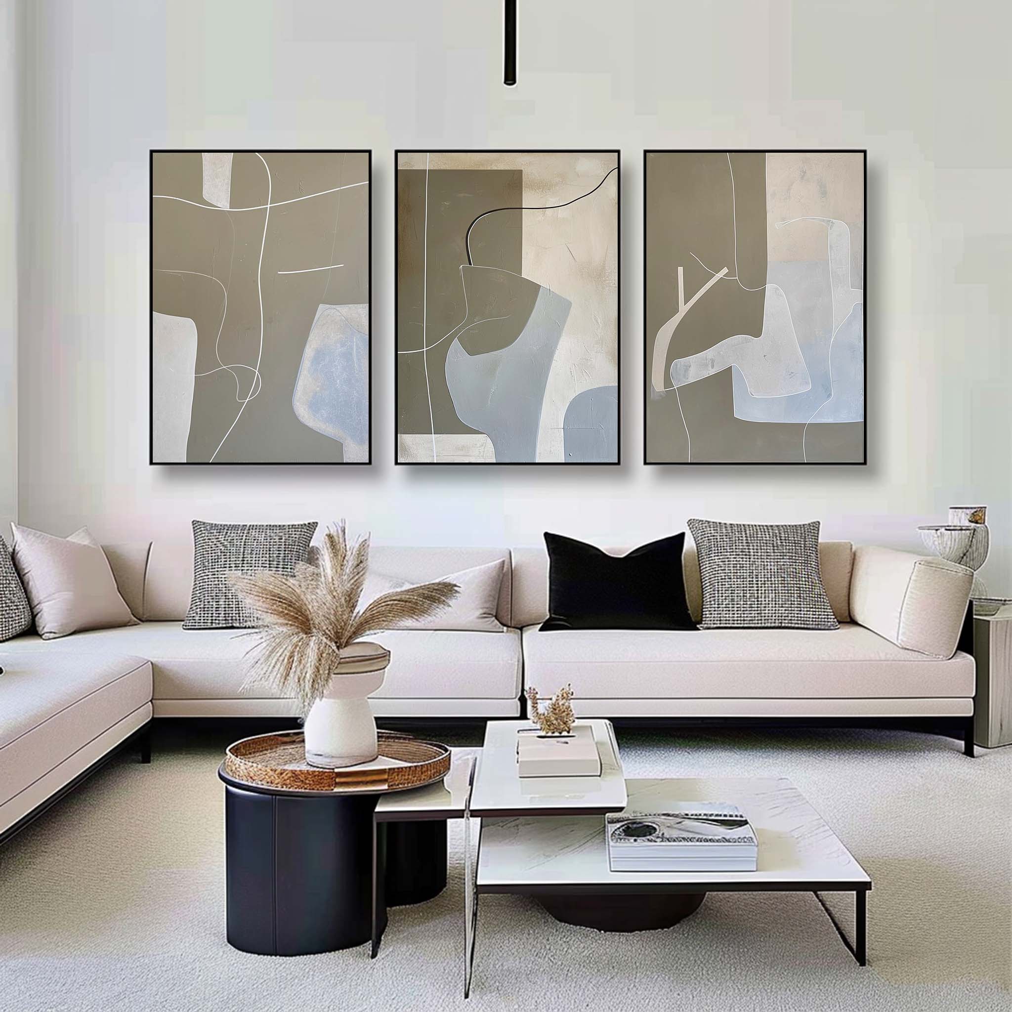 vipgallery Abstract Painting Set of 3 #SP151