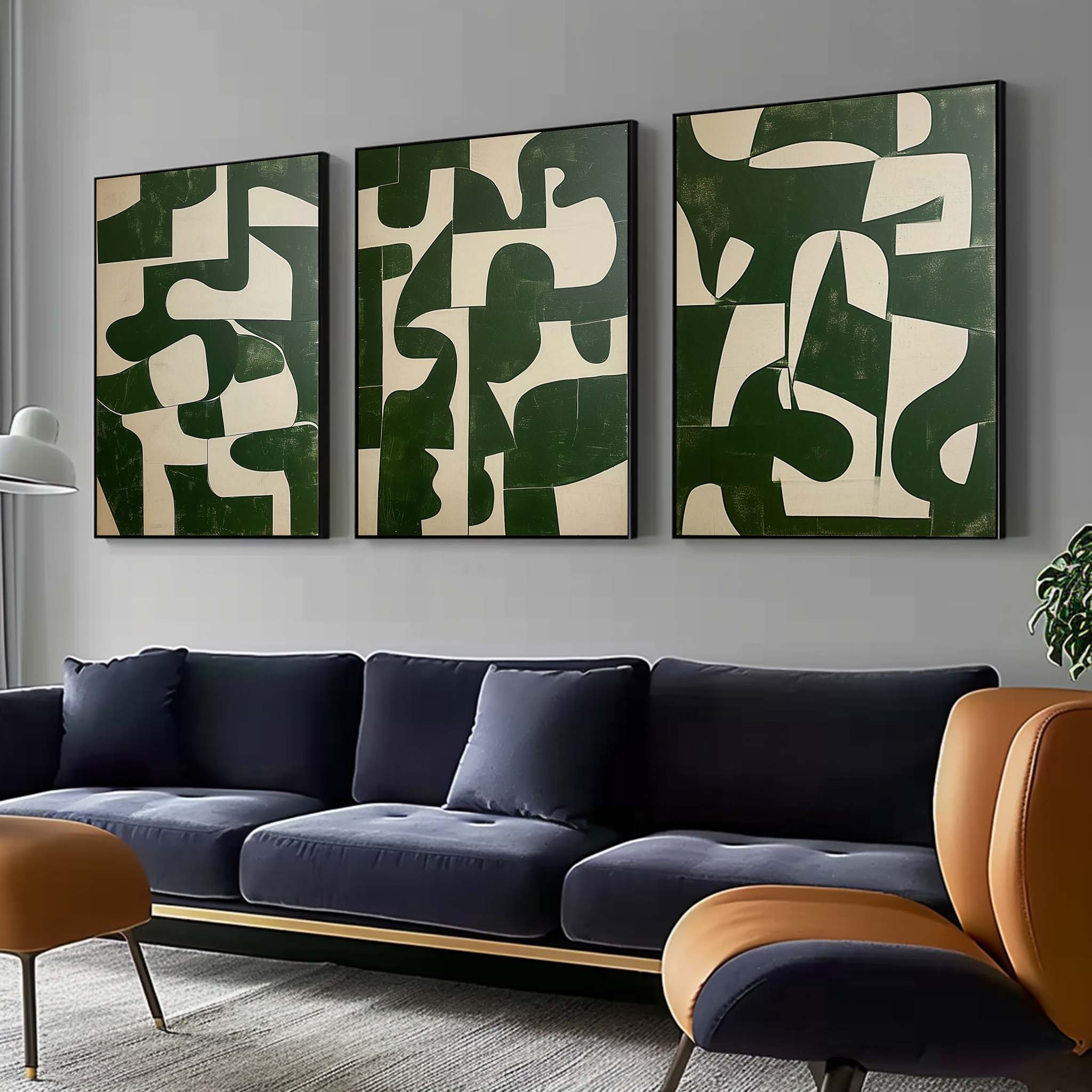 vipgallery Abstract Painting Set of 3 #SP152