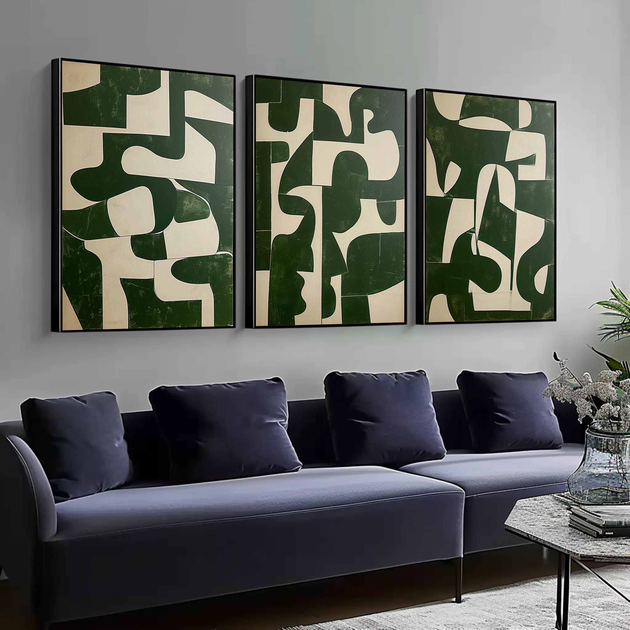 vipgallery Abstract Painting Set of 3 #SP152