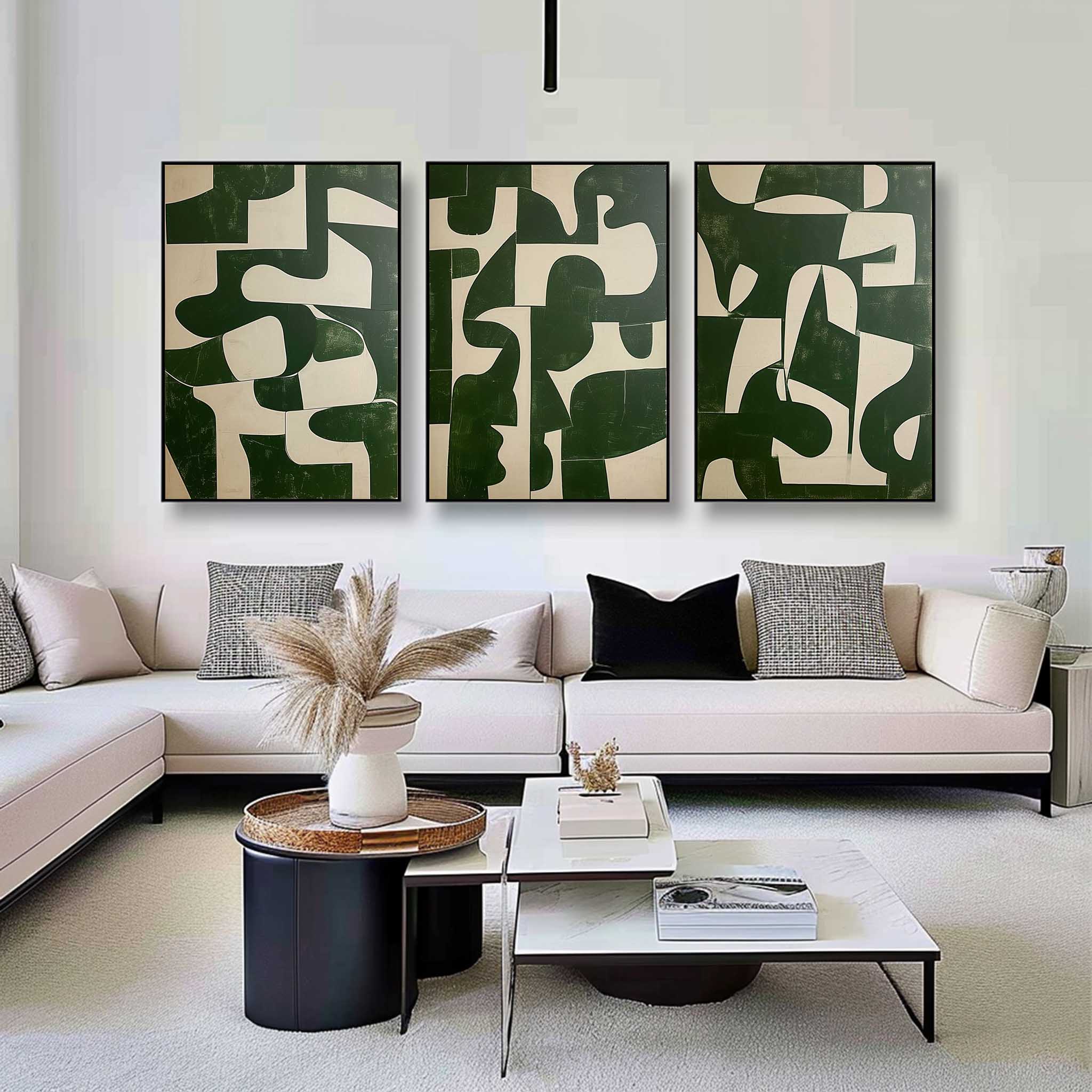 vipgallery Abstract Painting Set of 3 #SP152
