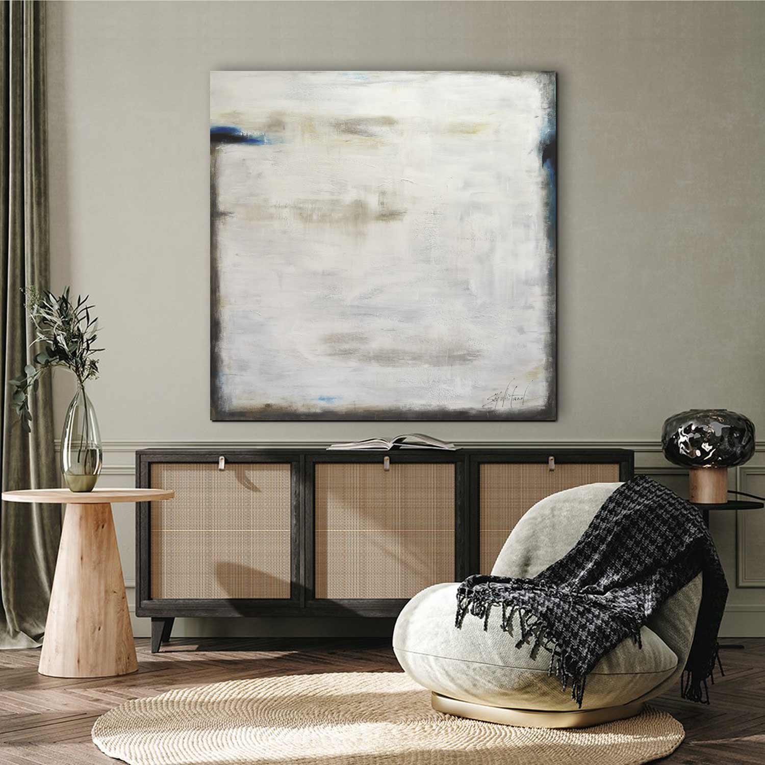 vipgallery Oversized Square Office Painting "Lit Up Inside"