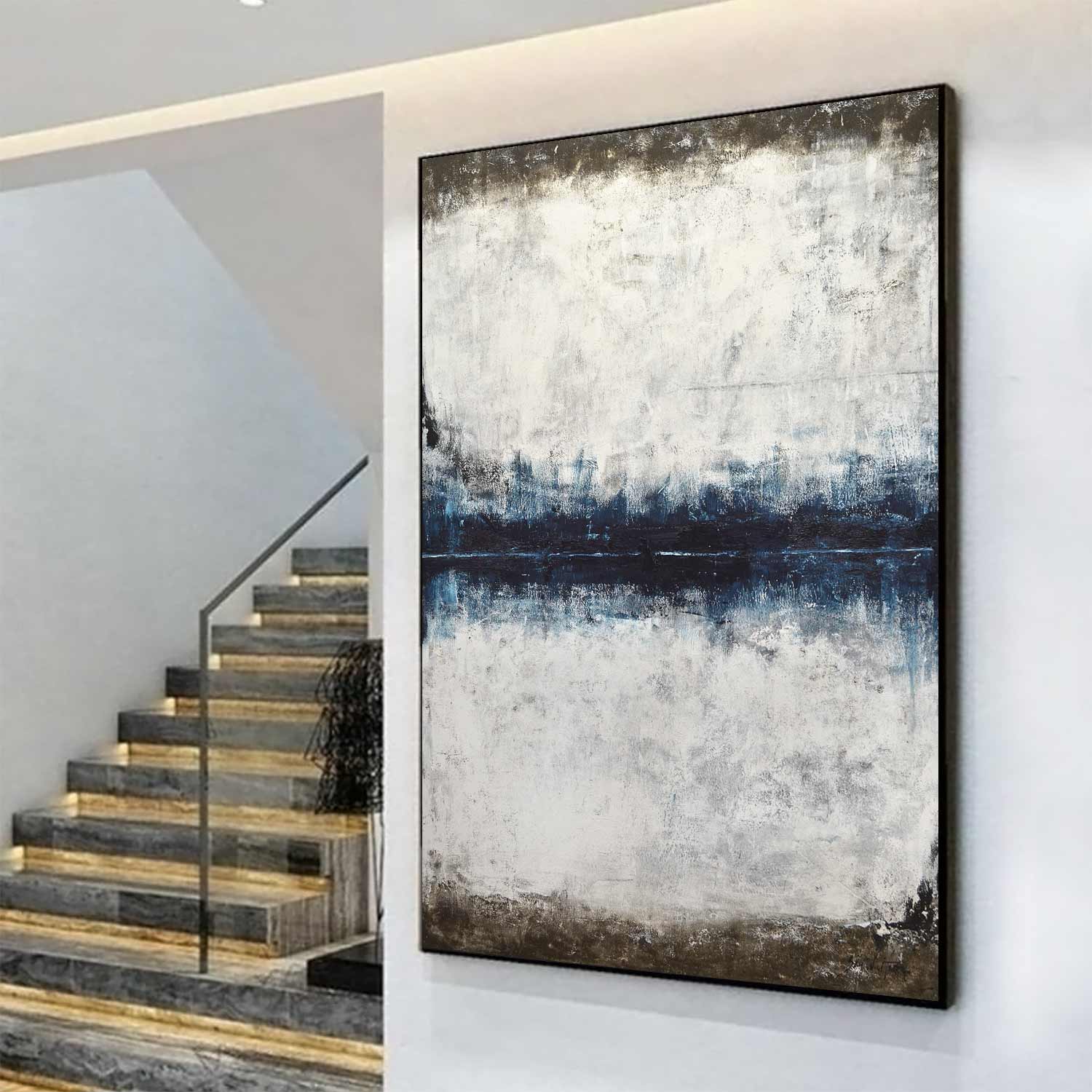 vipgallery Original Oil On Canvas Wall Art Painting "Centered"