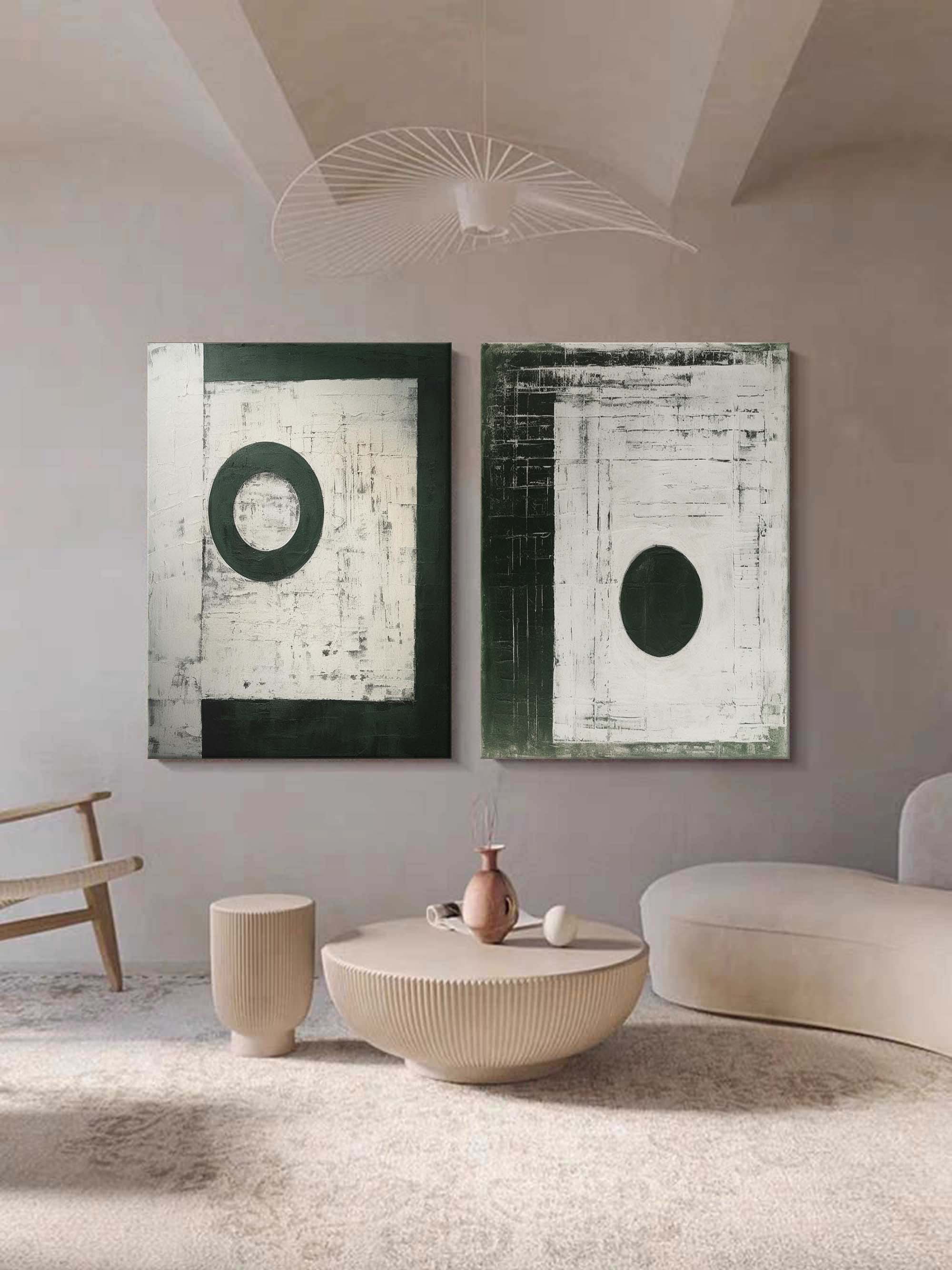 Abstract Painting Set Of 2 #SP151