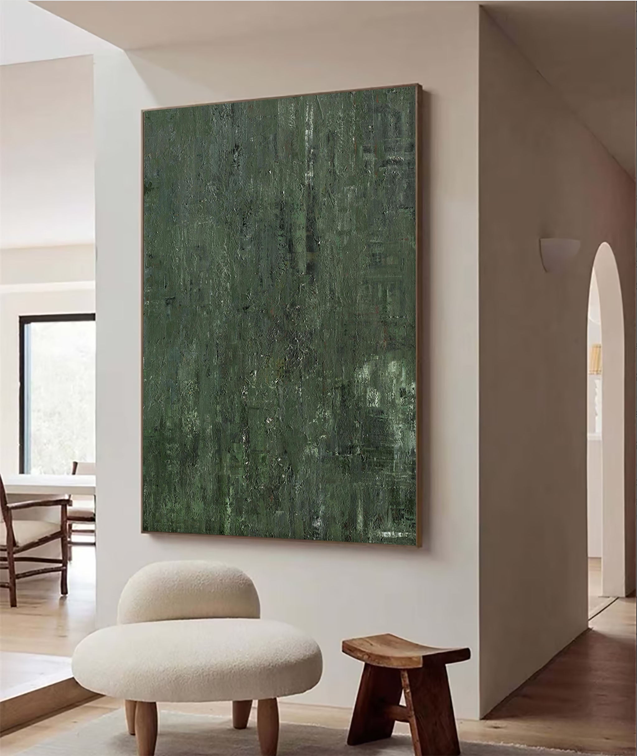 vipgallery Blue & Green Abstract Painting #CXA 012