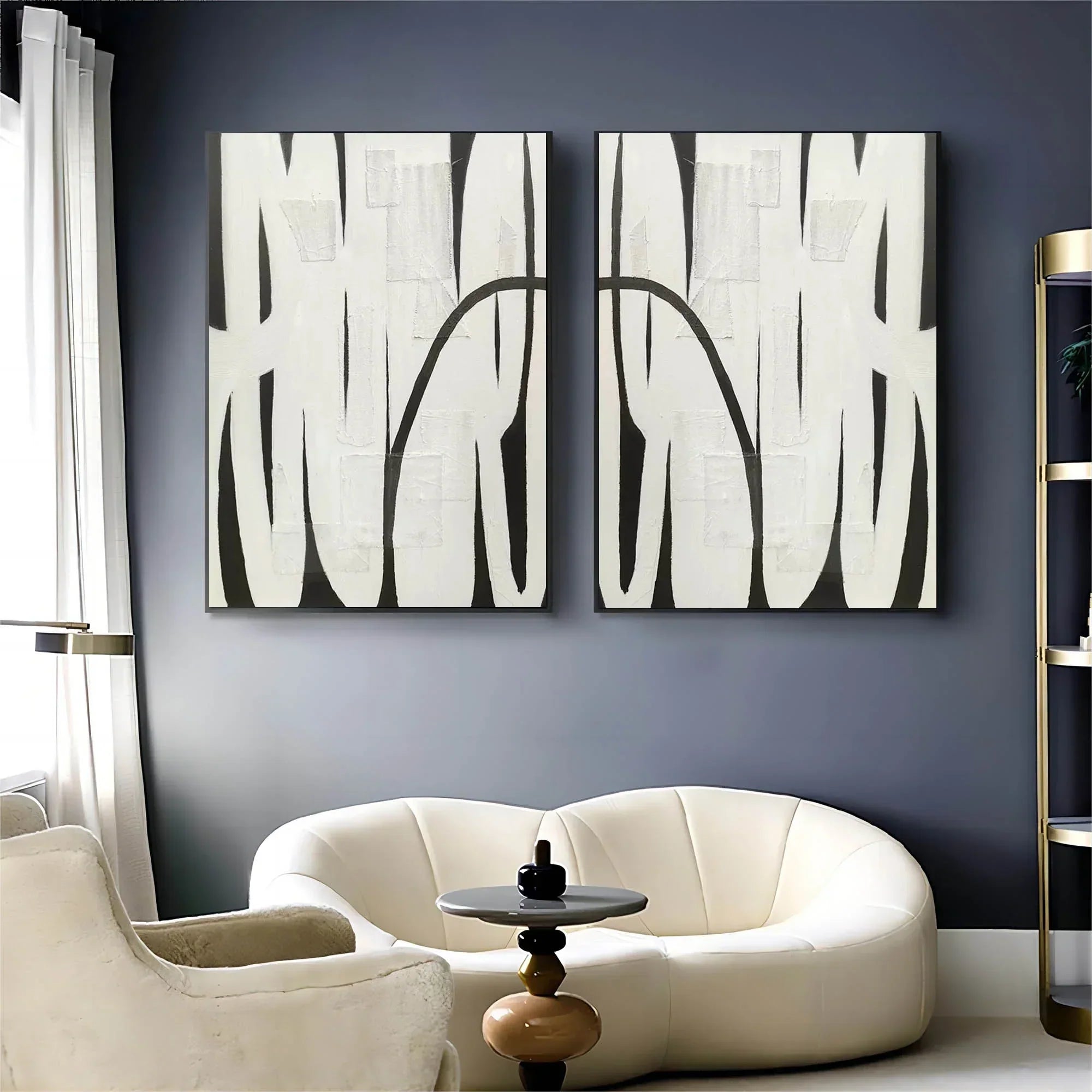 vipgallery Abstract Painting Set Of 2 #SP118