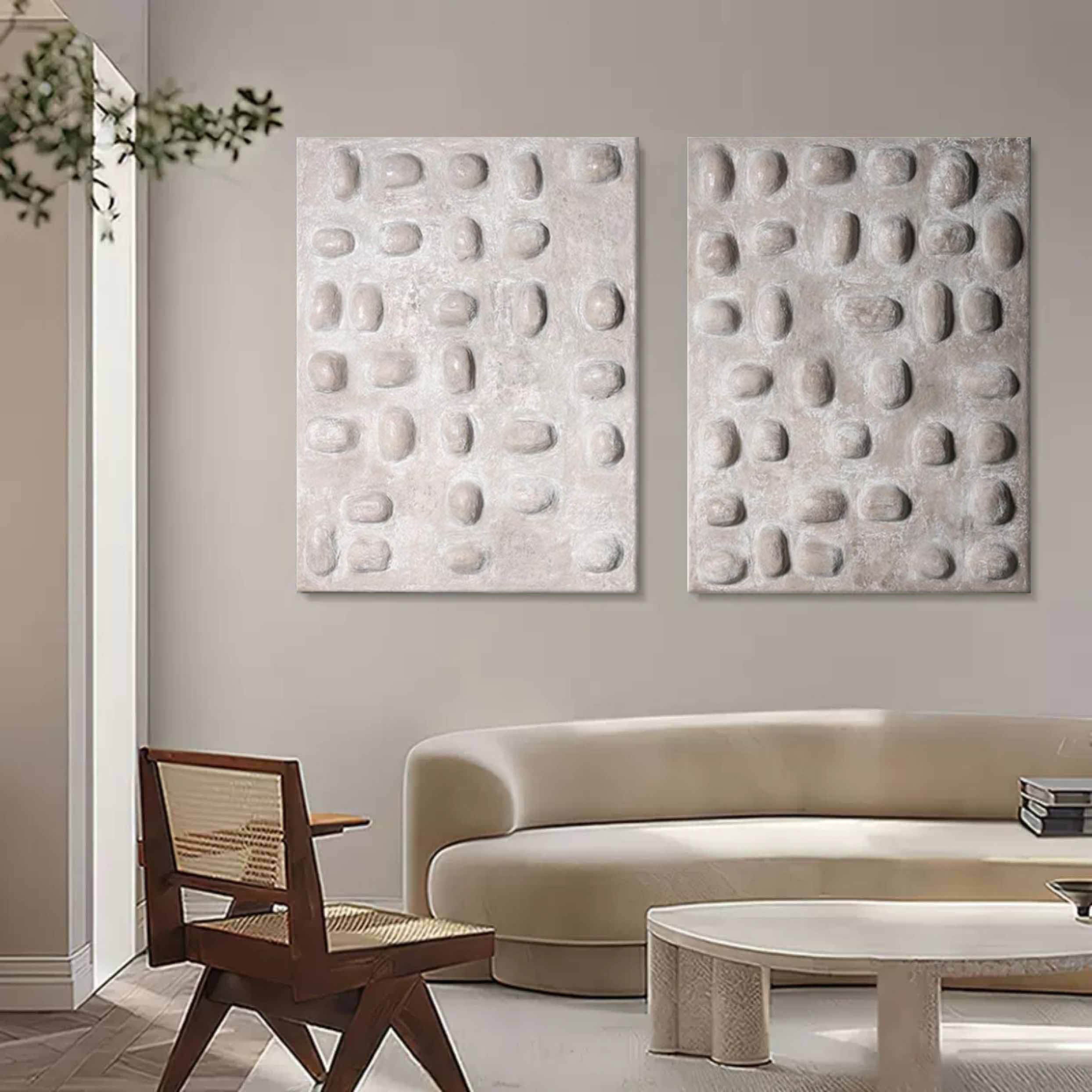 vipgallery Abstract Painting Set Of 2 #SP137