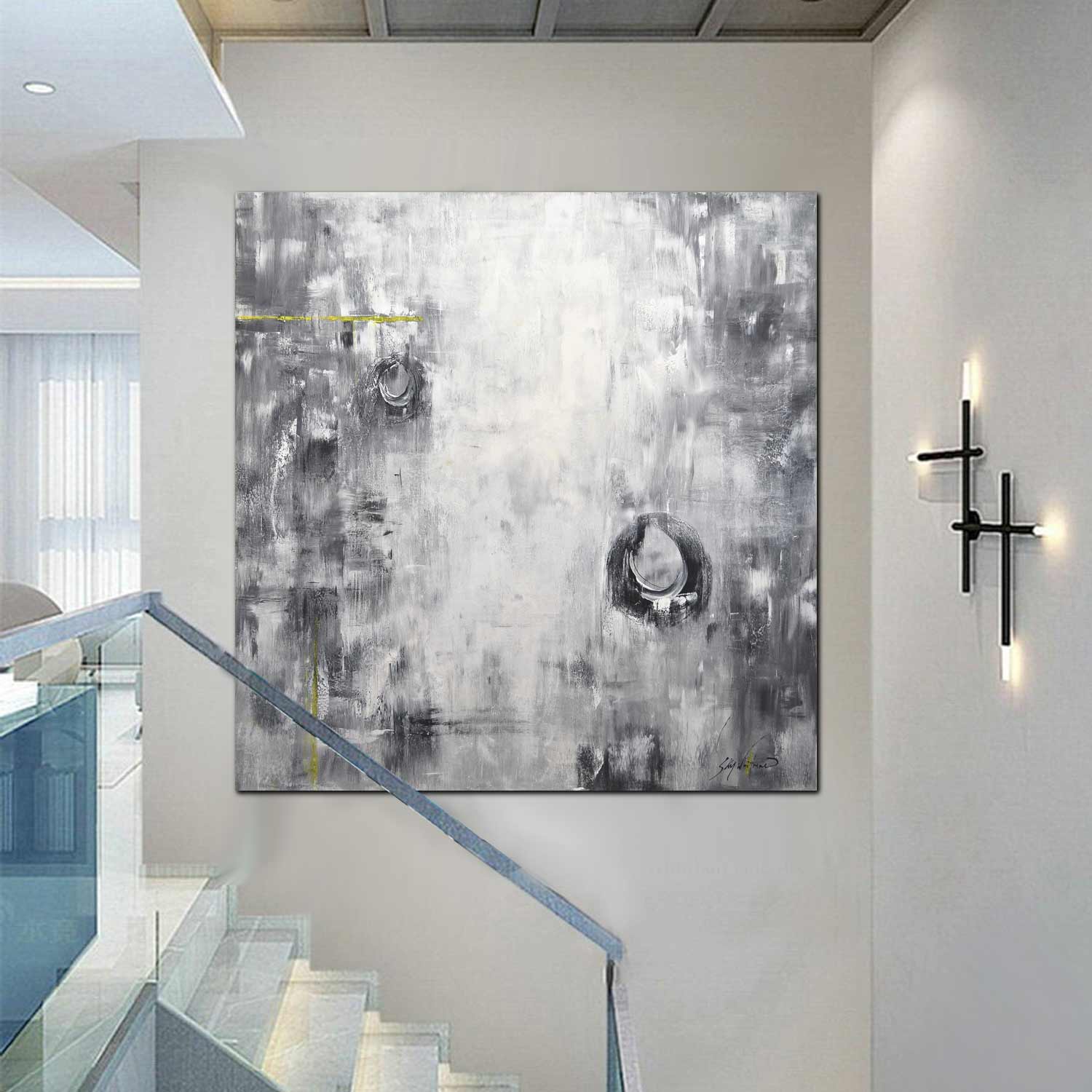 vipgallery Monochrome Painting Circles "Interpretations"