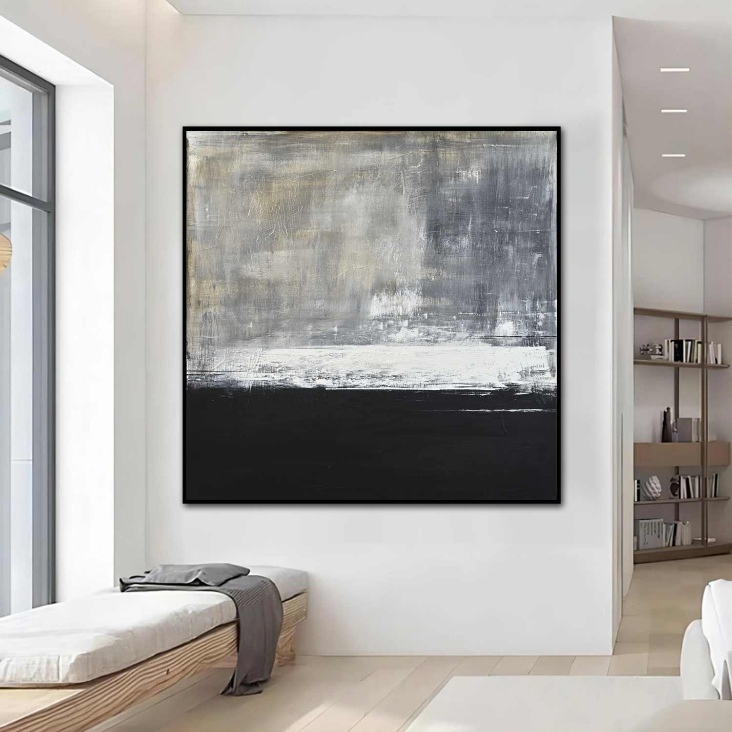 vipgallery Square Large Fine Art Abstract Artwork "Spirit"
