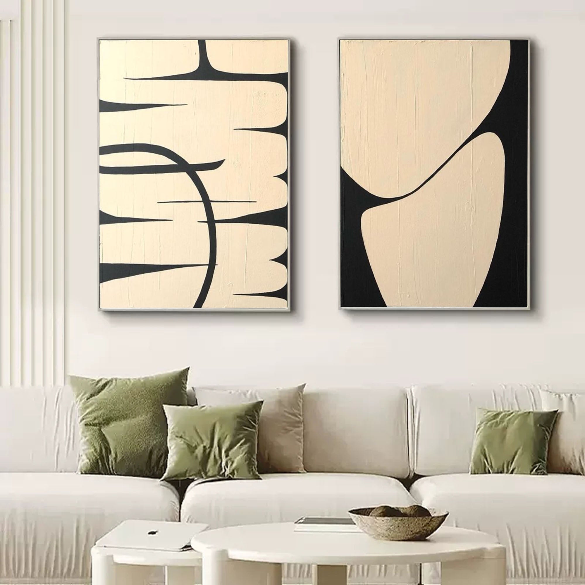 vipgallery Abstract Painting Set Of 2 #SP135