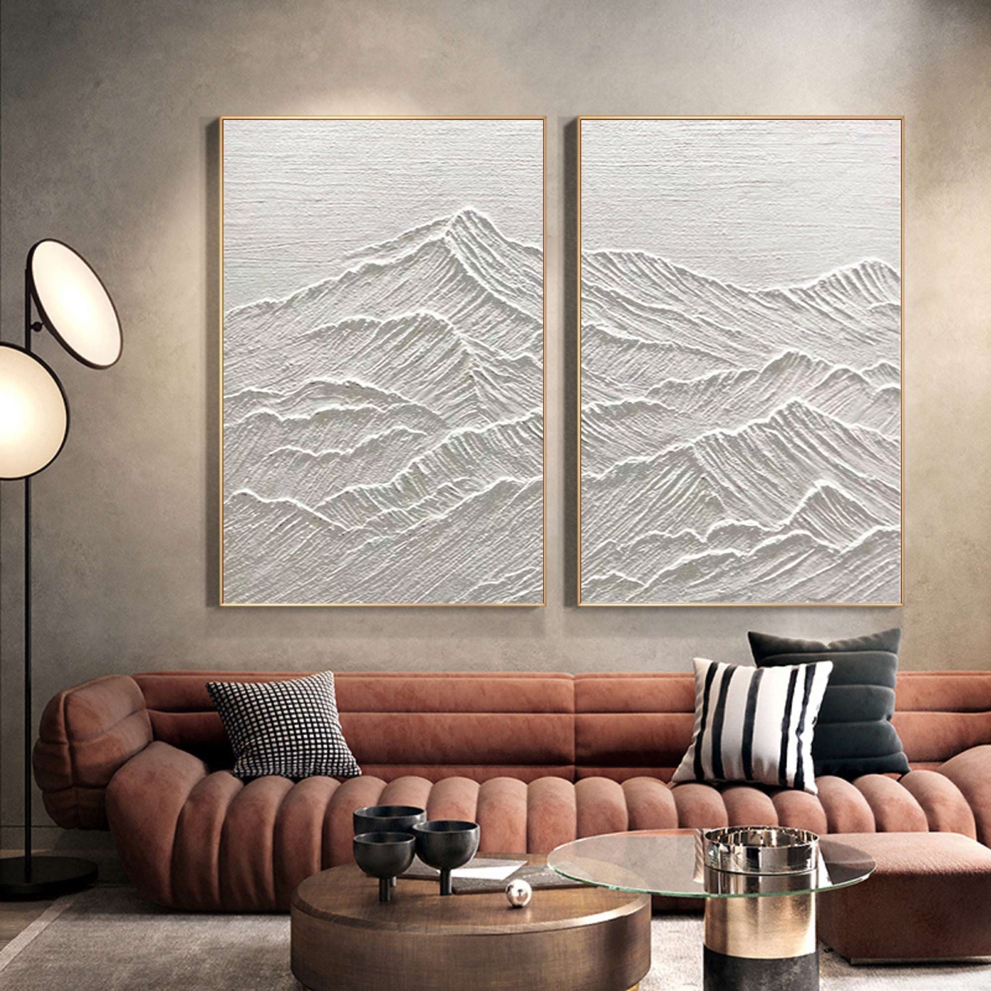 Abstract Tranquility Painting SET OF 2 #CXA 014