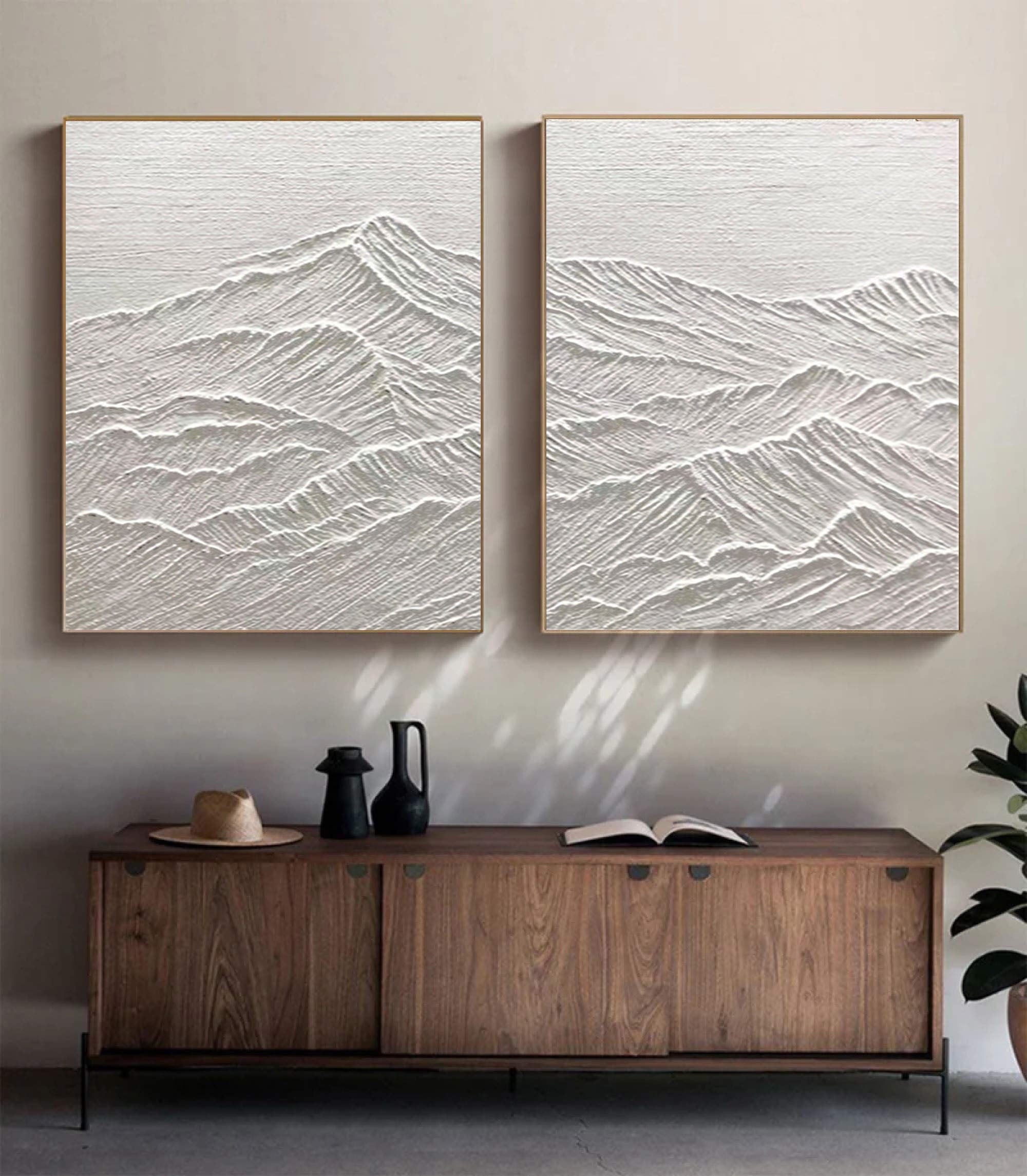 Abstract Tranquility Painting SET OF 2 #CXA 014