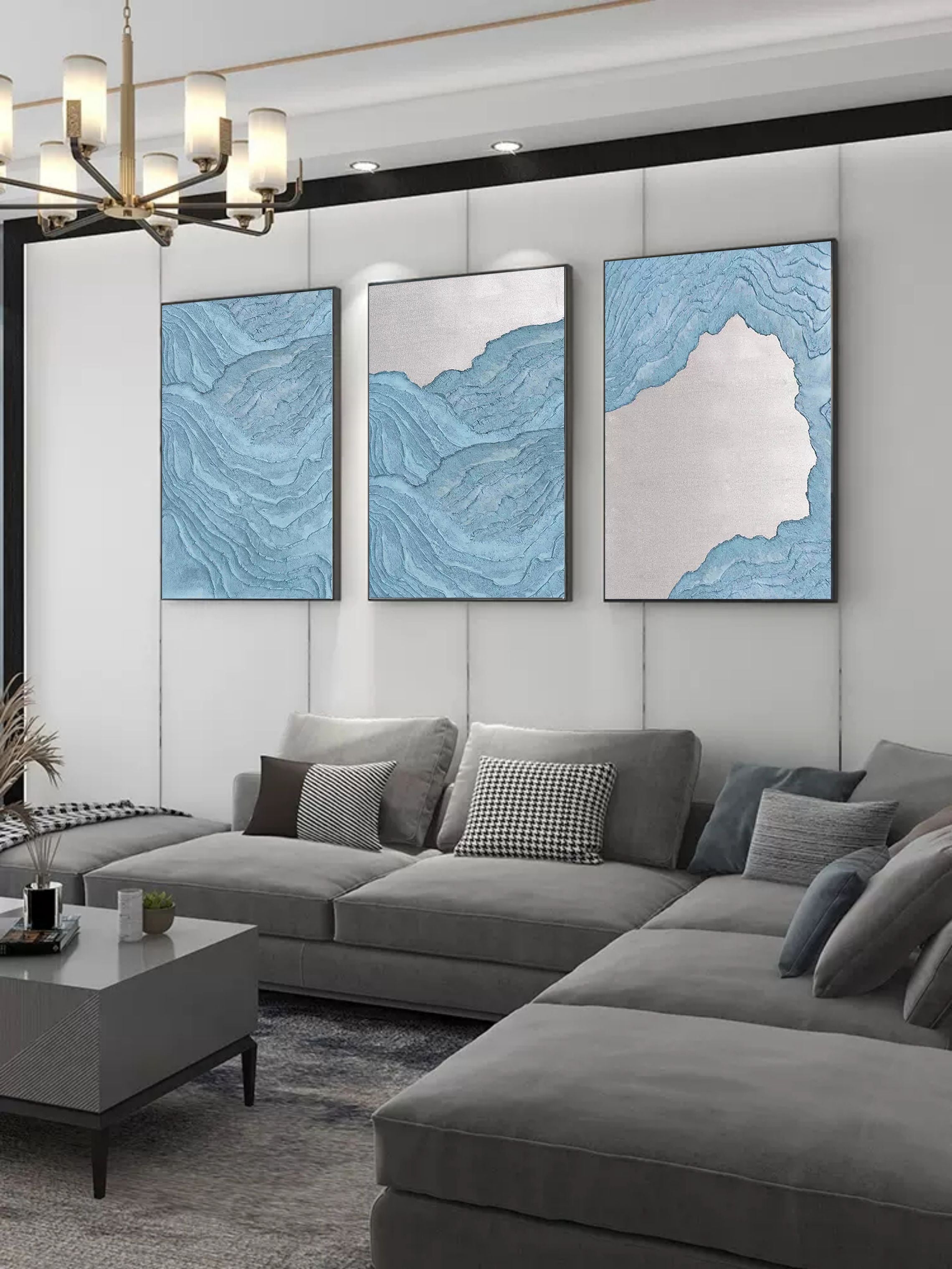 vipgallery Abstract Painting Set of 3 #SP006