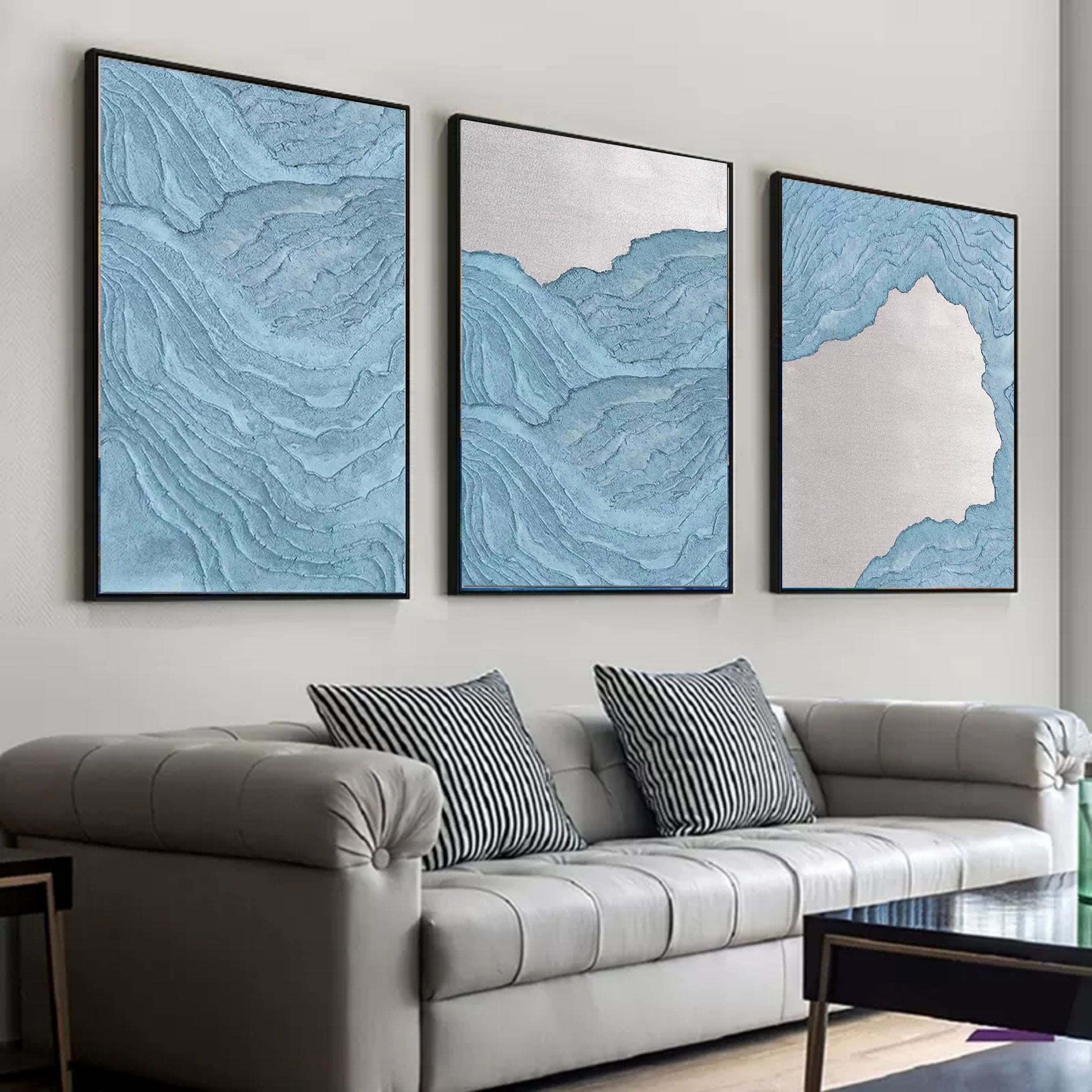 vipgallery Abstract Painting Set of 3 #SP006