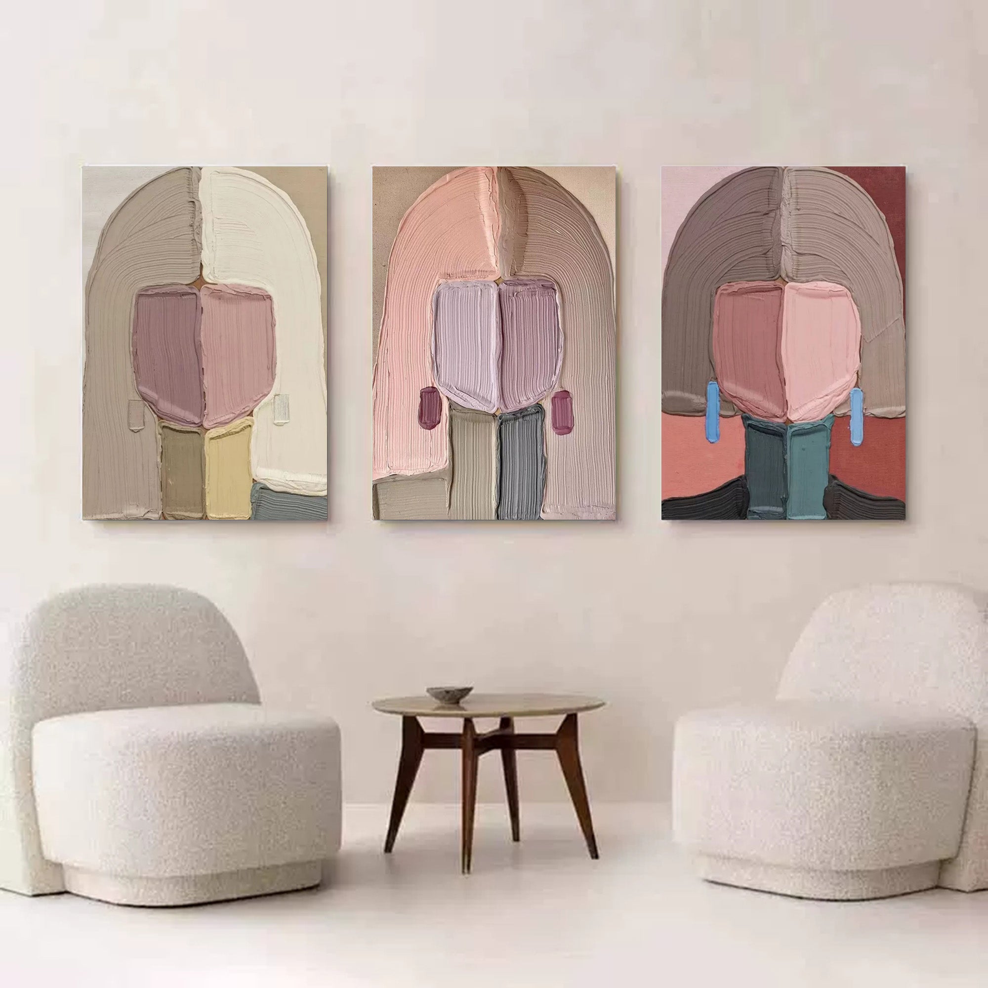 vipgallery Abstract Painting Set of 3 #SP085