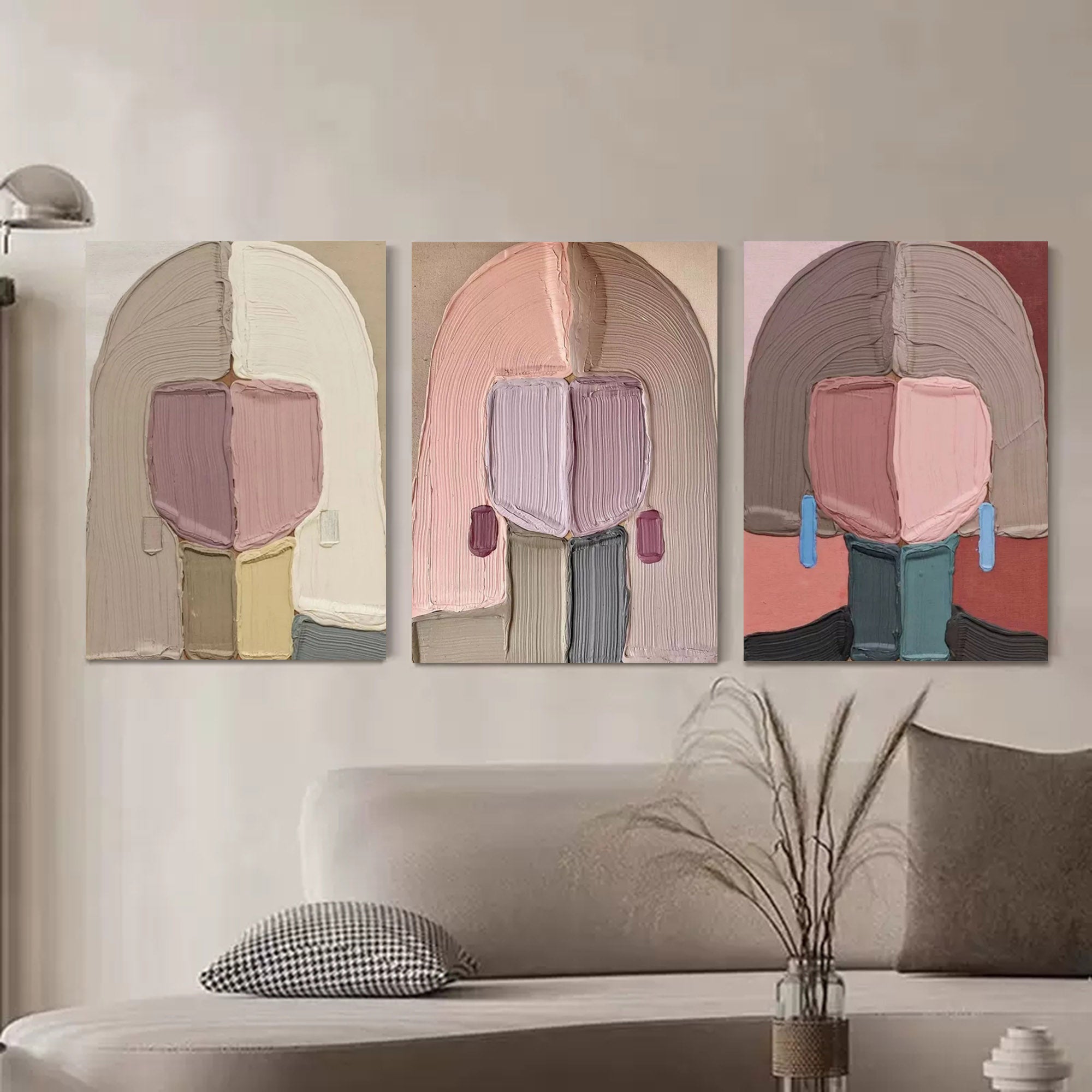 vipgallery Abstract Painting Set of 3 #SP085