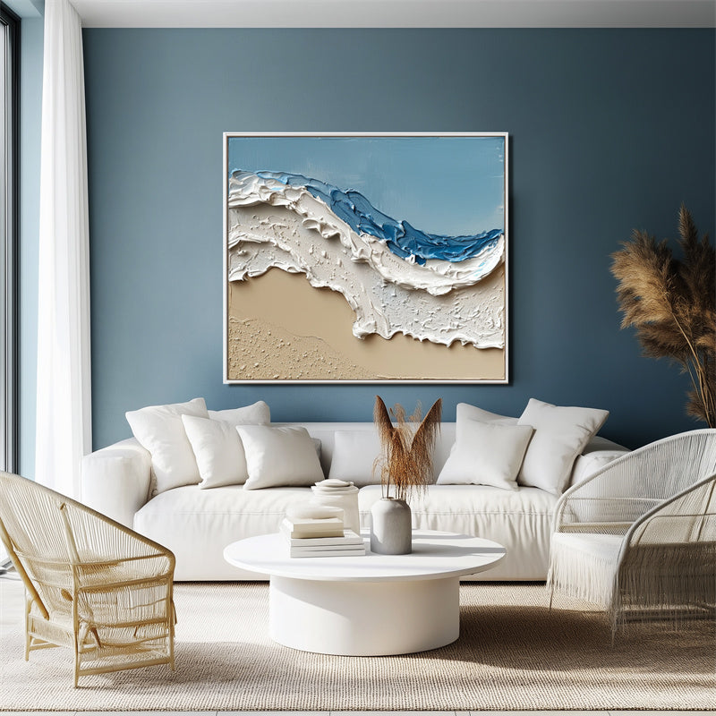 Ocean Serenity: Textured Waves-wp240398