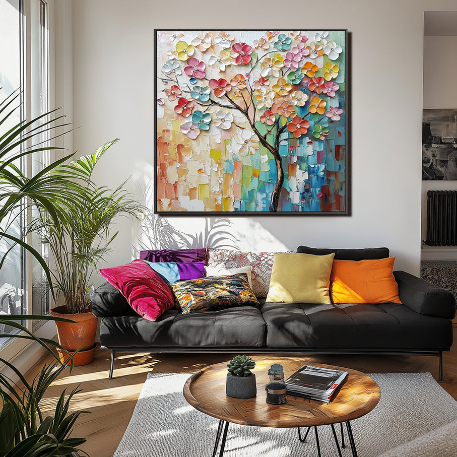 Vibrant Blossom Tree Painting-wp241808