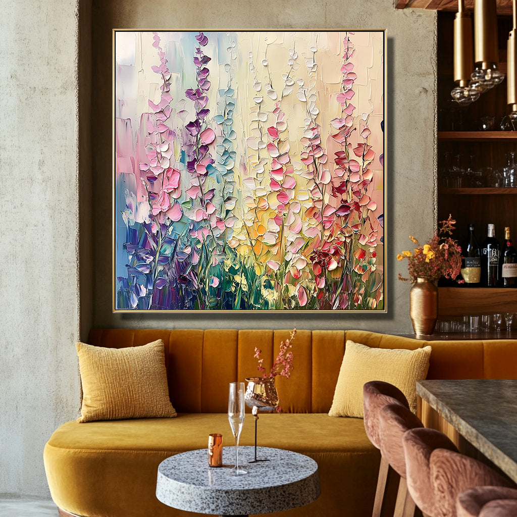 Colorful Floral Meadow Painting-wp241828