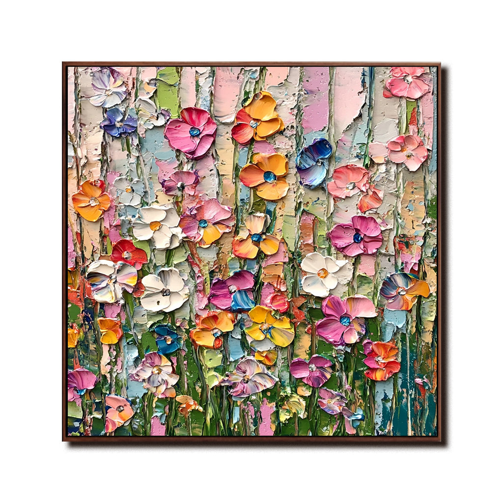 Vivid Blooming Meadow Artwork-wp241978