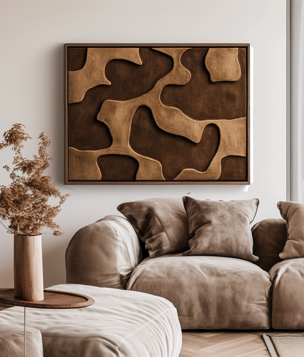 vipgallery Celestial Tides: Textured Ocean Abstract-wp242508