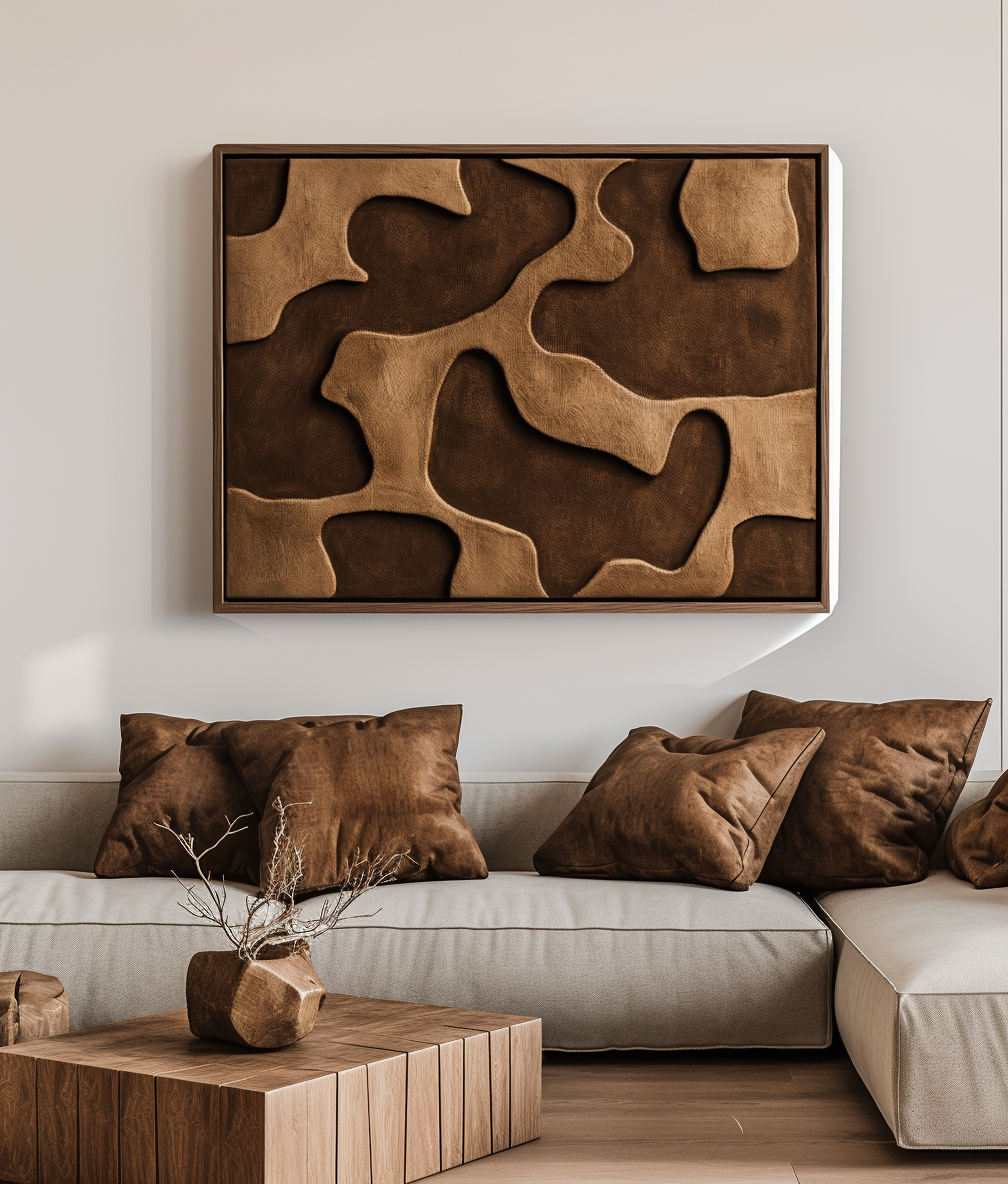 vipgallery Celestial Tides: Textured Ocean Abstract-wp242508