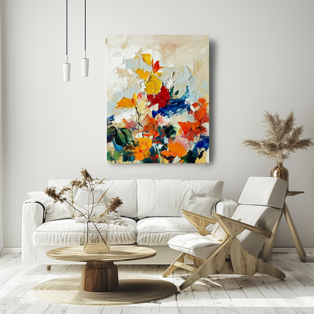 vipgallery Textured Abstract Landscape in Soft Neutrals-wp242898