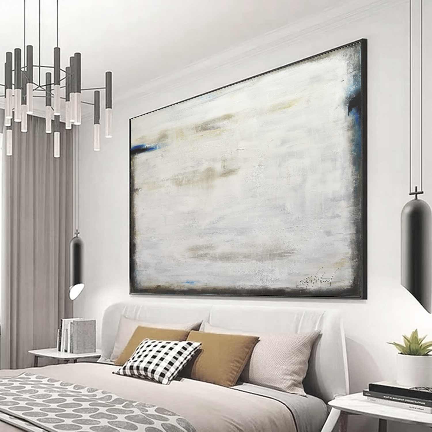 vipgallery Elegant Fine Art Minimalist Painting Soft Colors "Lit Up Inside"