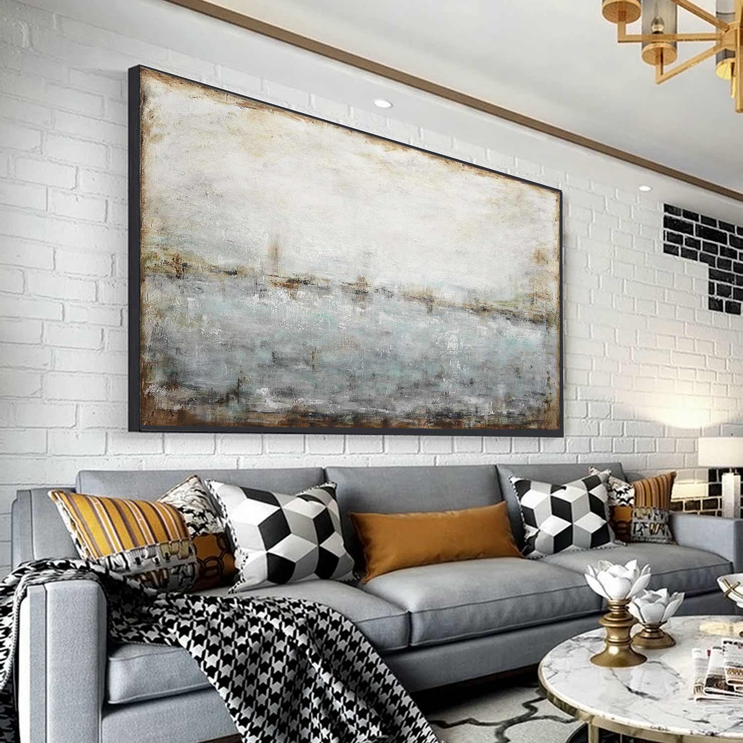 vipgallery Tranquil Painting For Big Walls Premium Art "Frozen in Time"