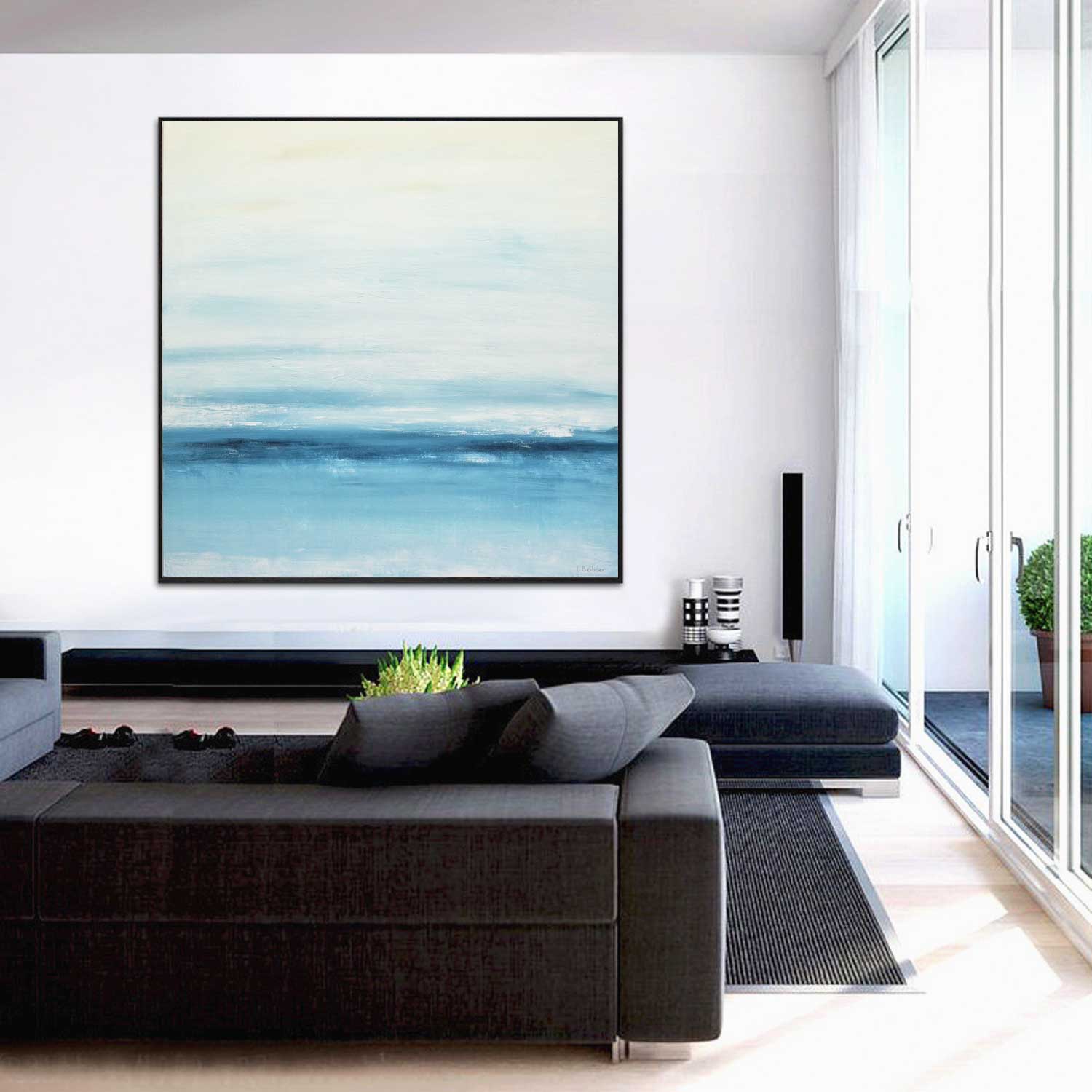 vipgallery Large Original Landscape Simplicity Painting "New Horizons"