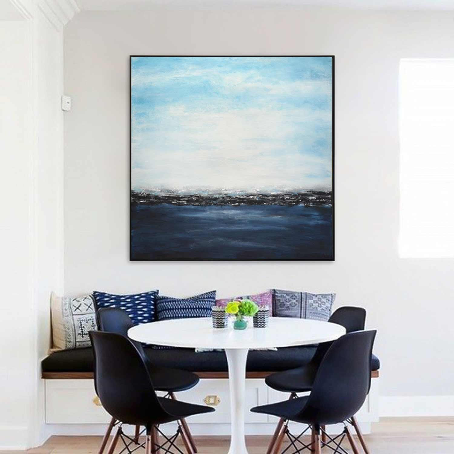 Seascape Modern Art Design Painting "Deep Blue"