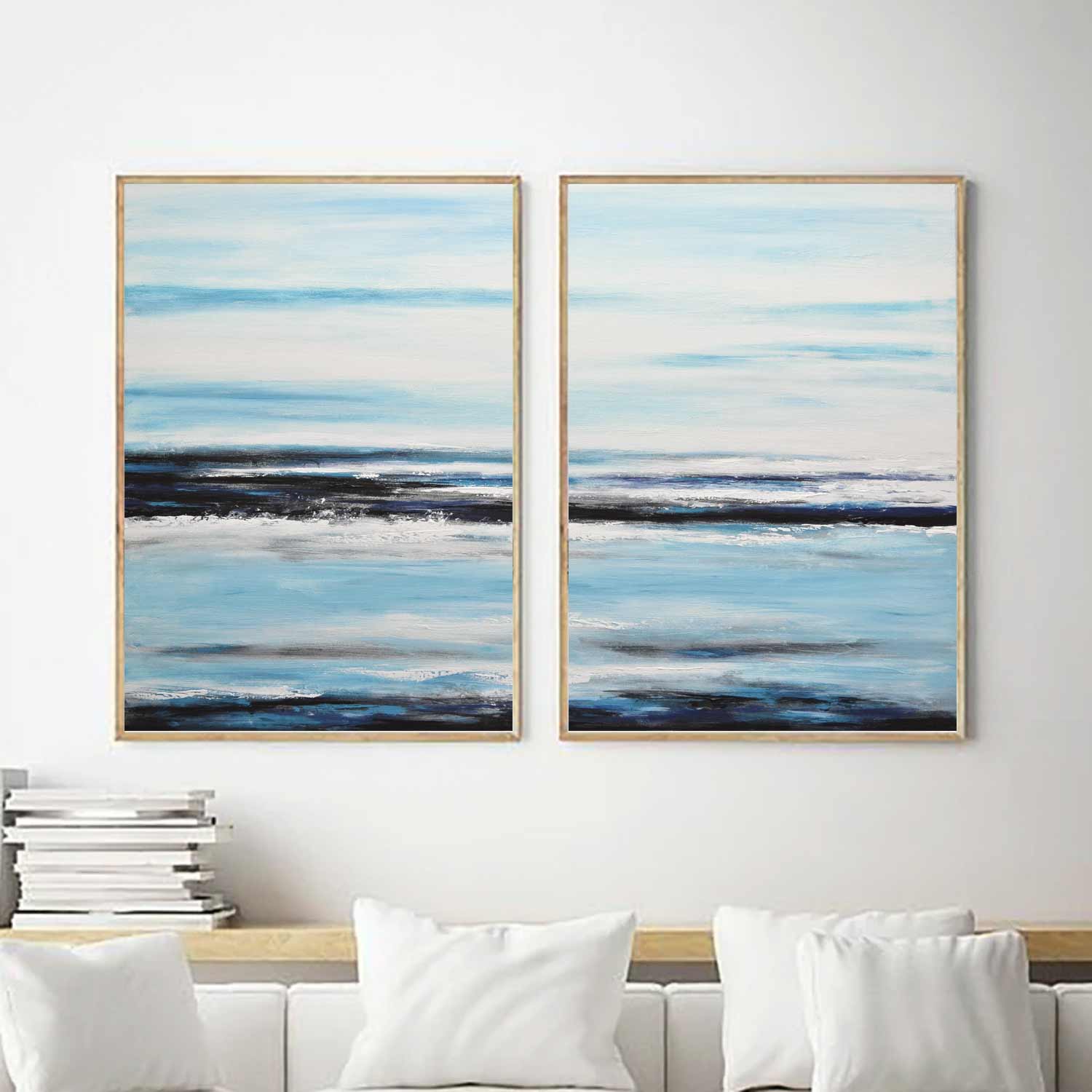 Diptych Wall Art Landscape "October Sun"