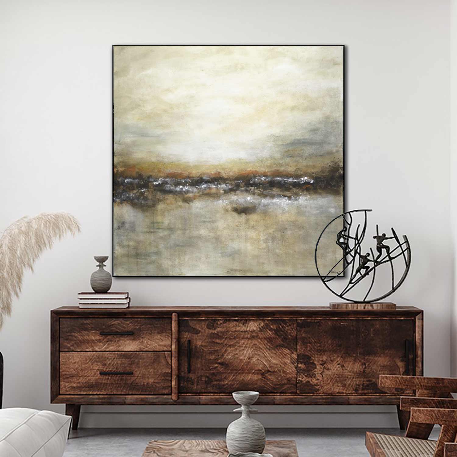 vipgallery Hand Painted Large Landscape Oil Painting " Not Afraid"