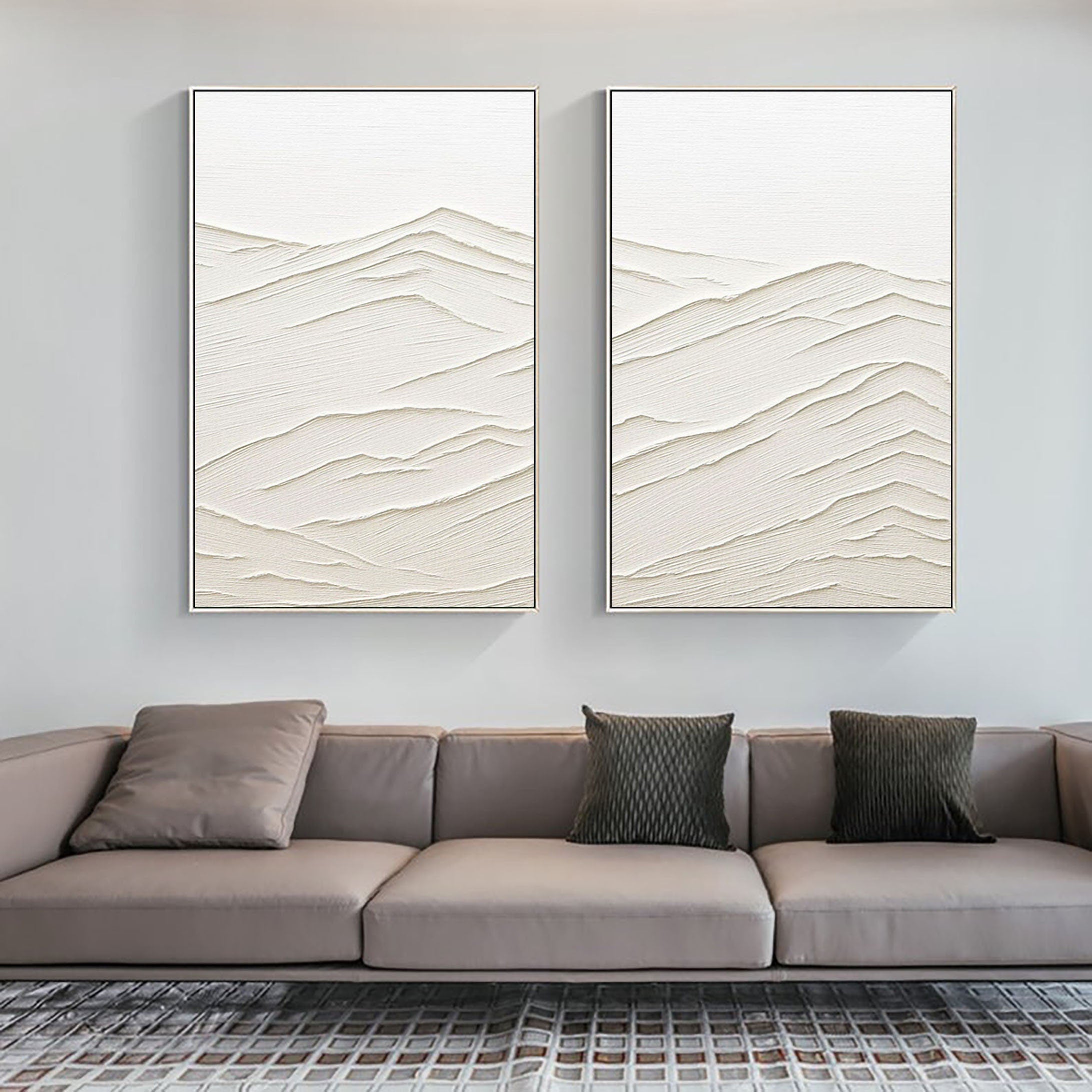 Abstract Tranquility Painting SET OF 2 #CXA 004