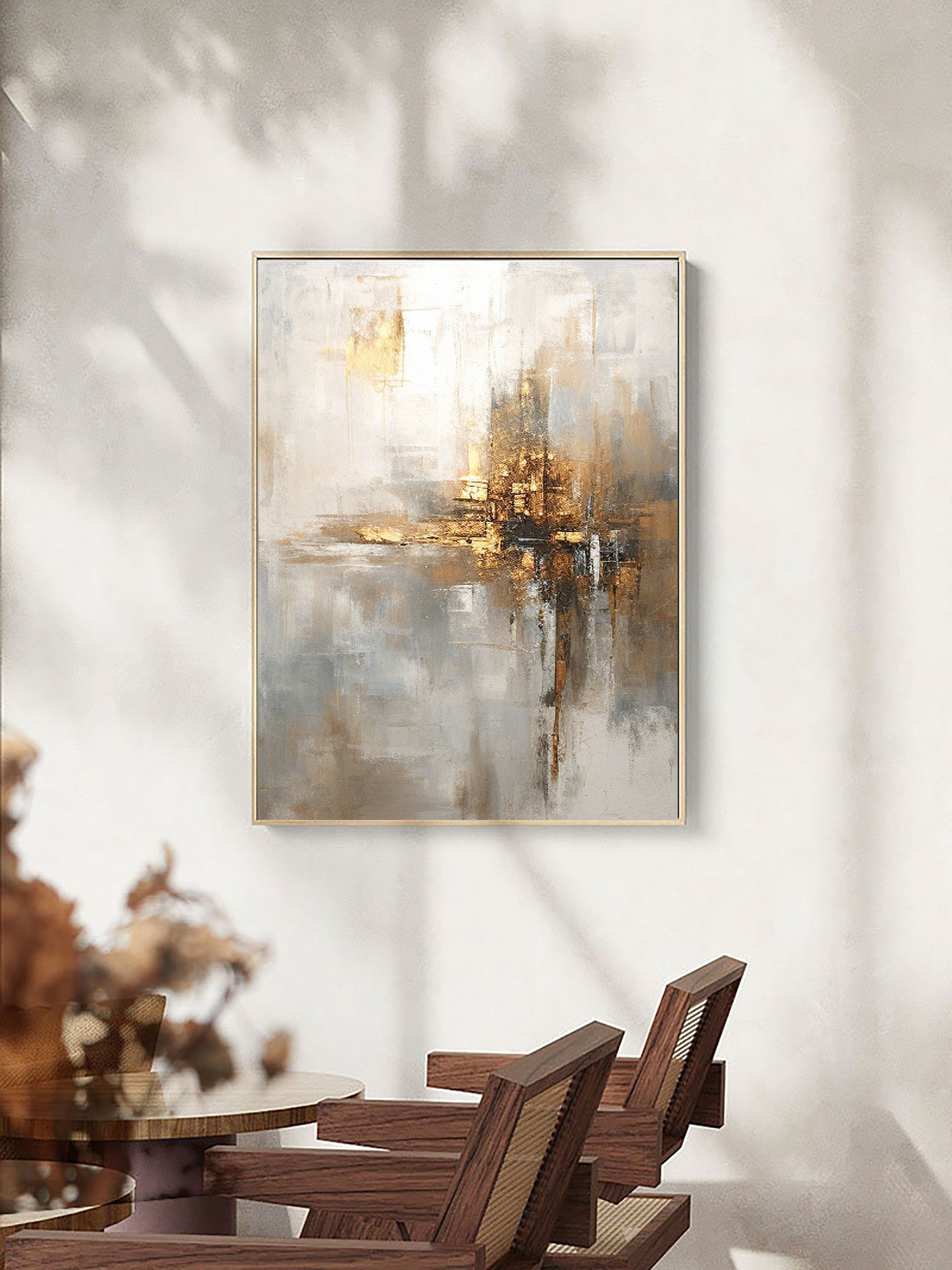vipgallery Grey Minimalist Painting #CXA 006