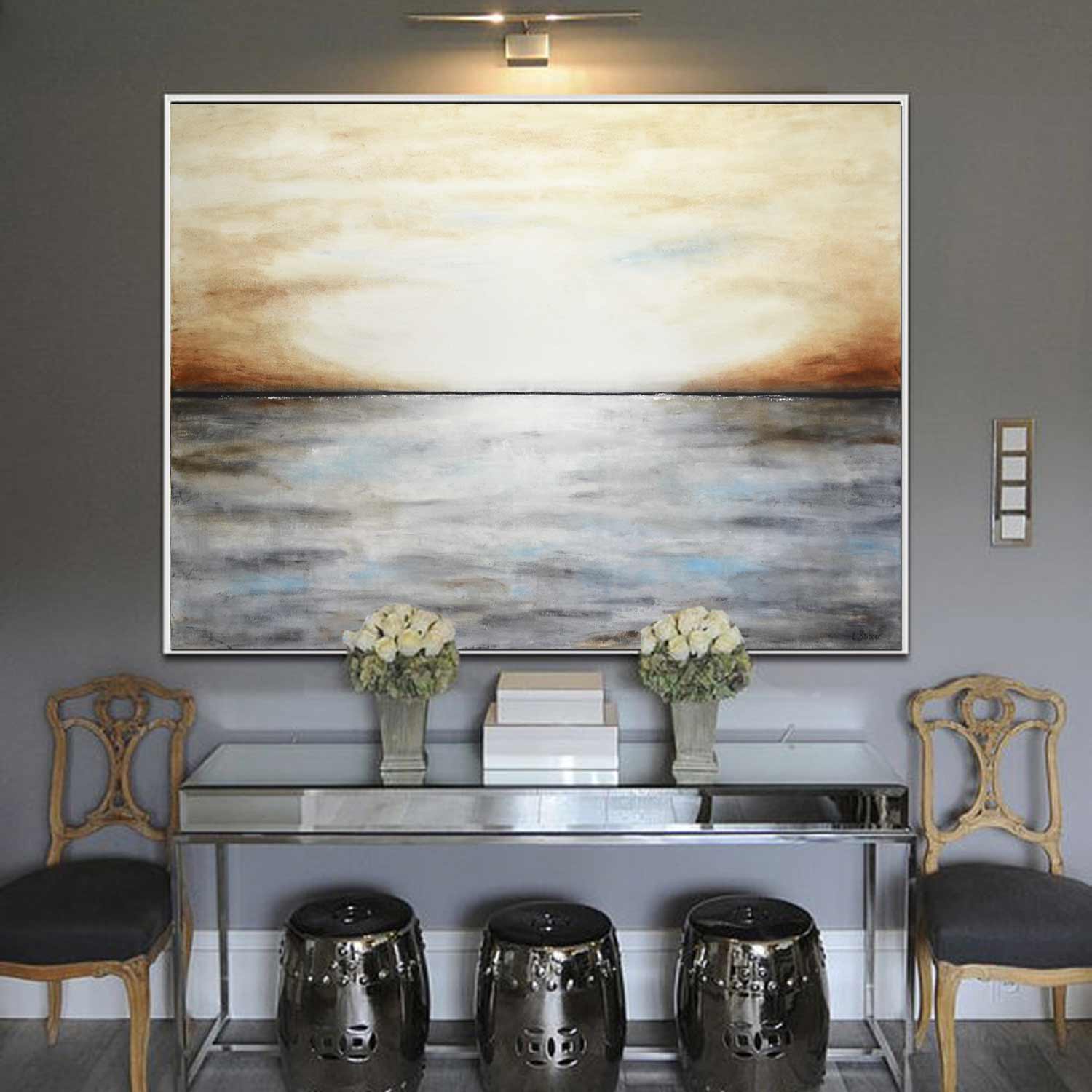 vipgallery Oil Painting By Dutch Artist "Distant Skies"