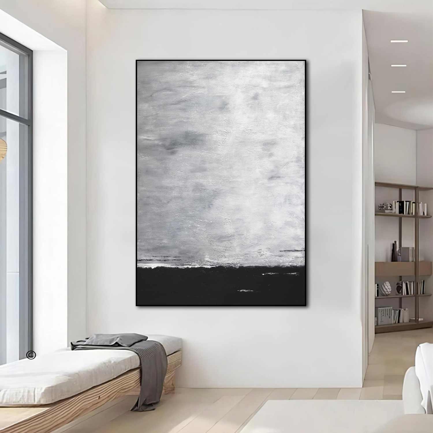 vipgallery Monochrome Abstract Dramatic Easy Landscape "The Rising"