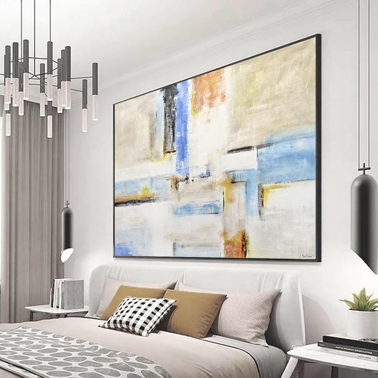 vipgallery Energy Filled Abstract Painting Bold Artwork "A New Day"