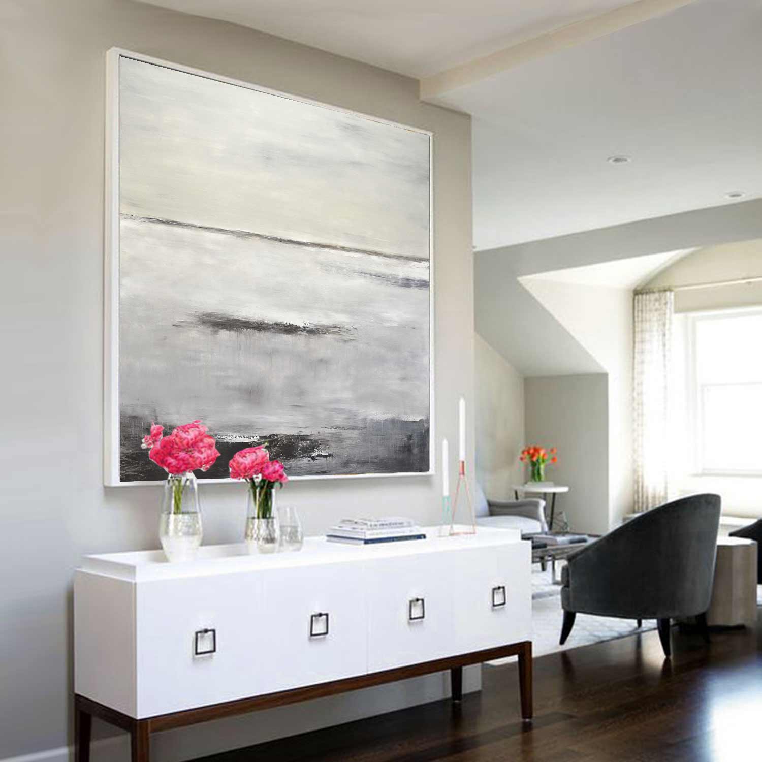 vipgallery Modern Painting Warm Colors Abstract Art "Calm the Senses"