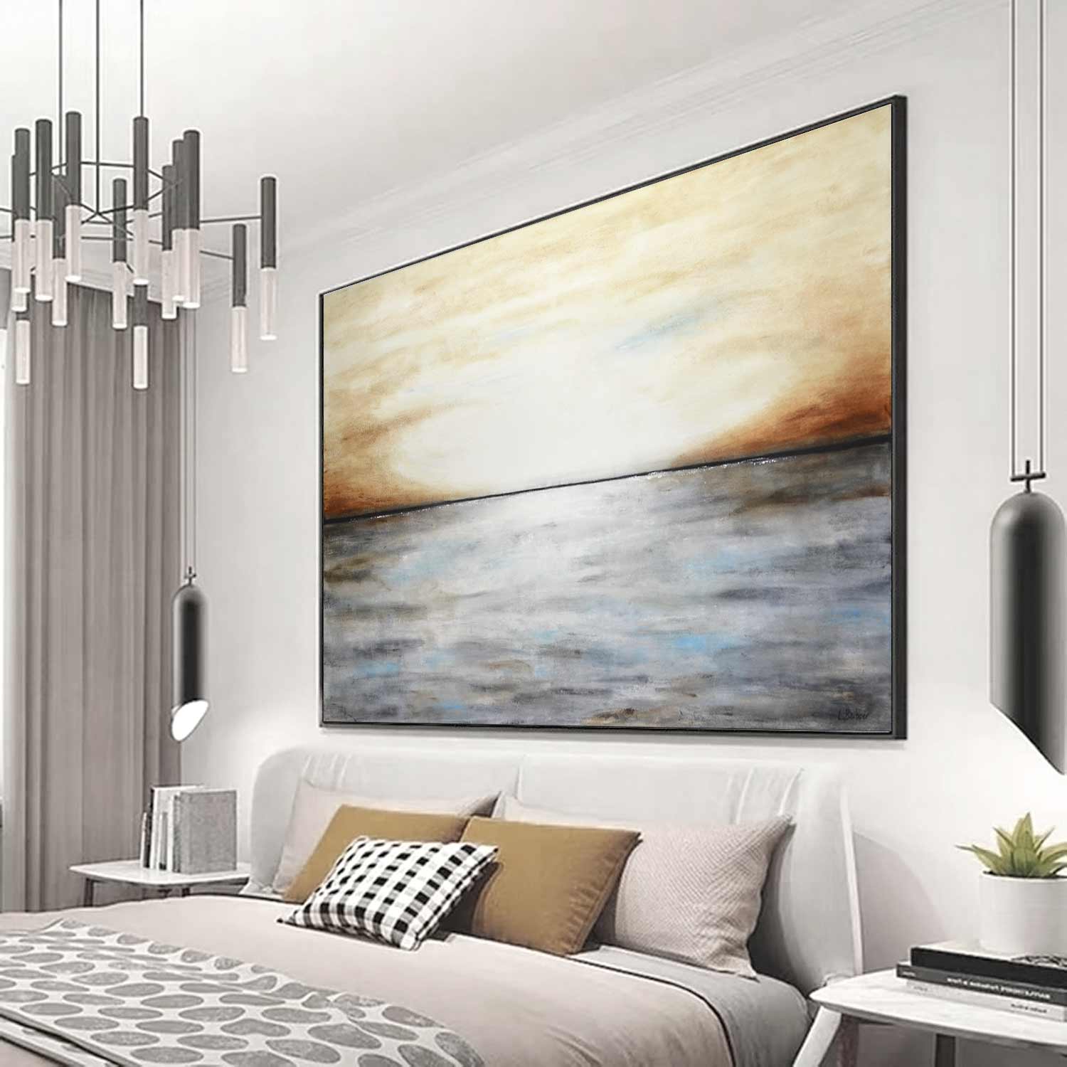 vipgallery Oil Painting By Dutch Artist "Distant Skies"