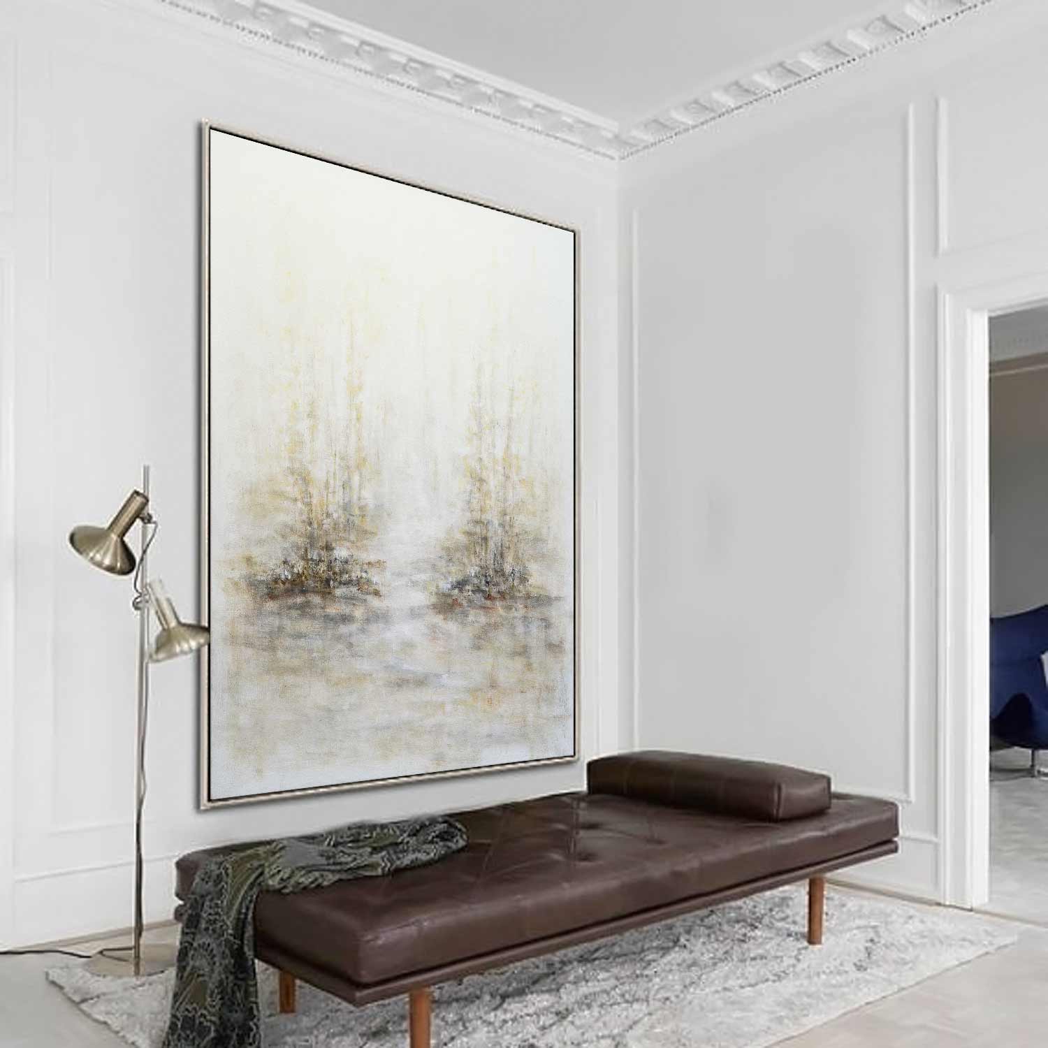 vipgallery Vertical Light Large Trees Painting "4 Seasons"