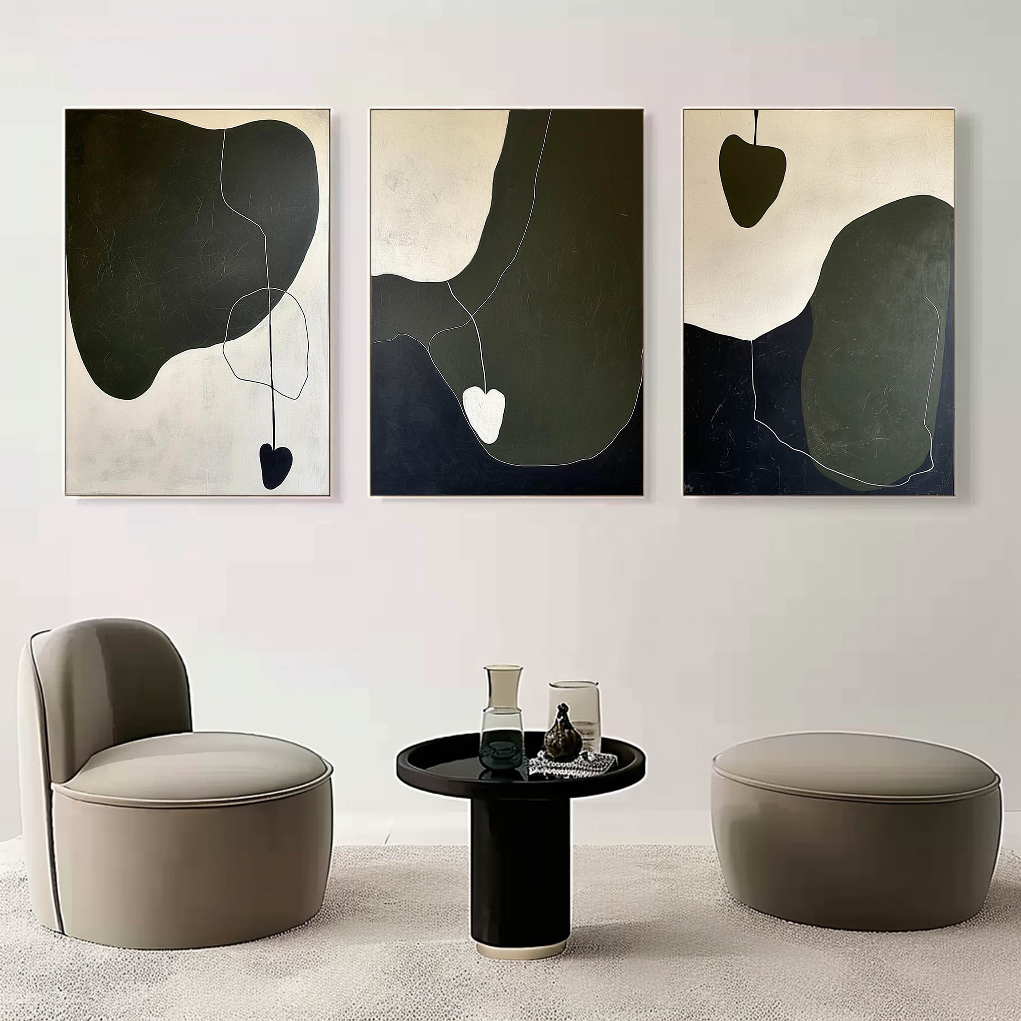 Abstract Painting Set of 3 #SP153