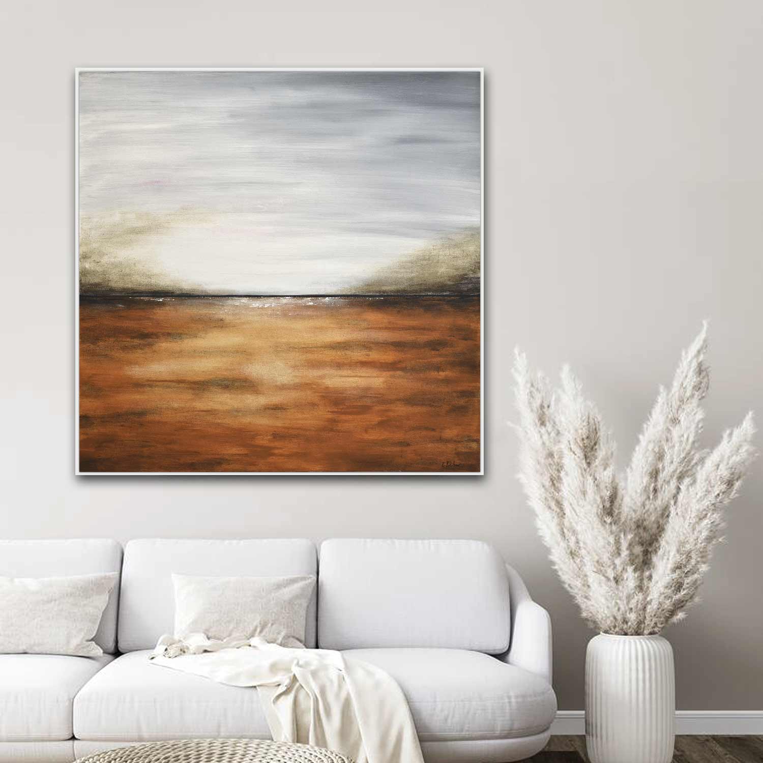vipgallery Sienna Amber Landscape Oil Painting "The Change"