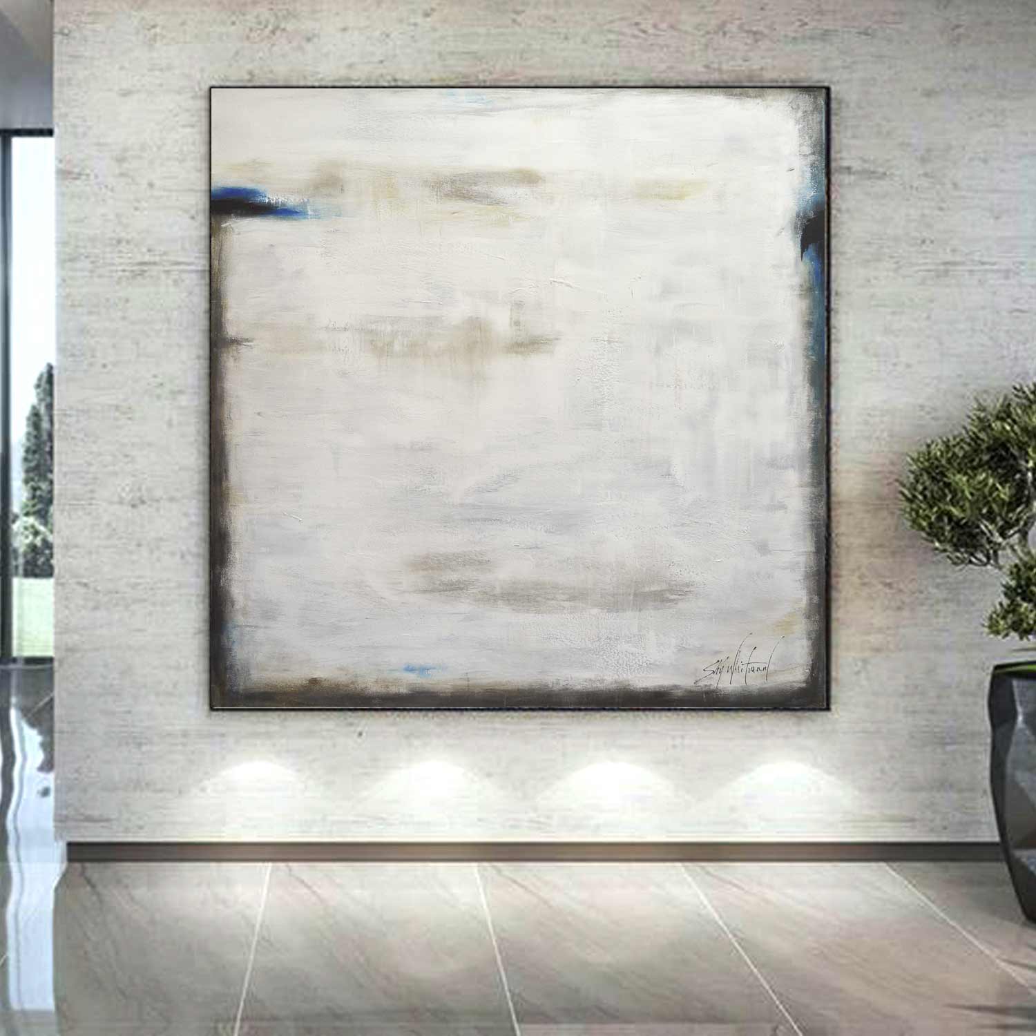 vipgallery Oversized Square Office Painting "Lit Up Inside"