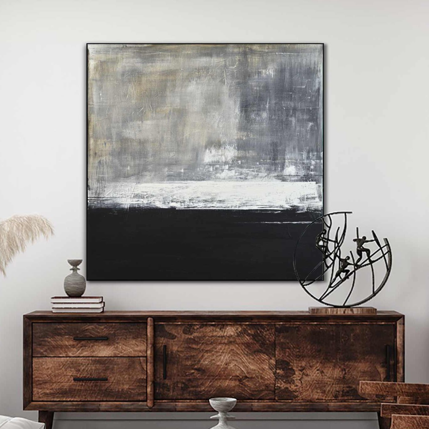 vipgallery Square Large Fine Art Abstract Artwork "Spirit"